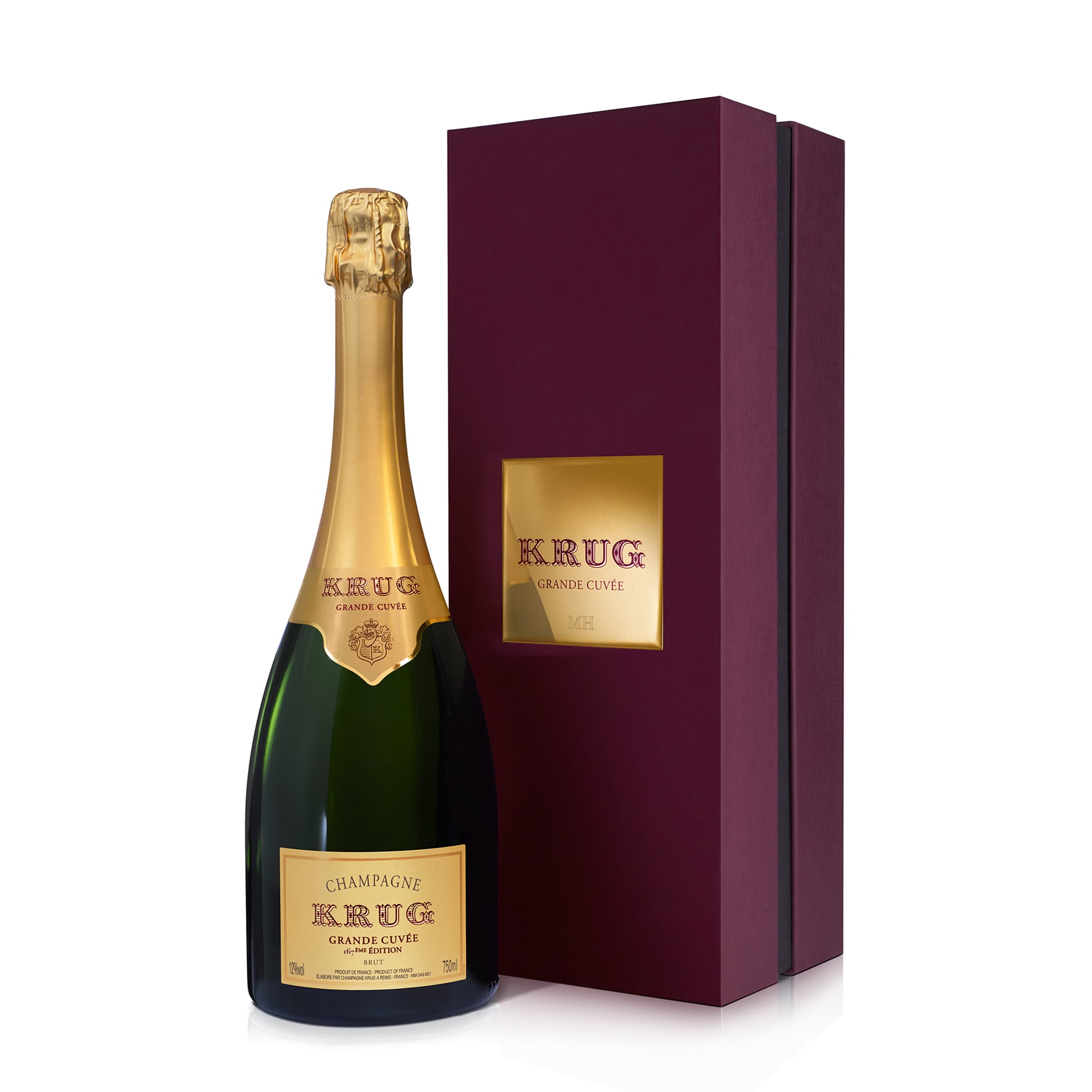 Krug Grande Cuvée 167ème Edition Brut Champagne in Geschenkverpackung