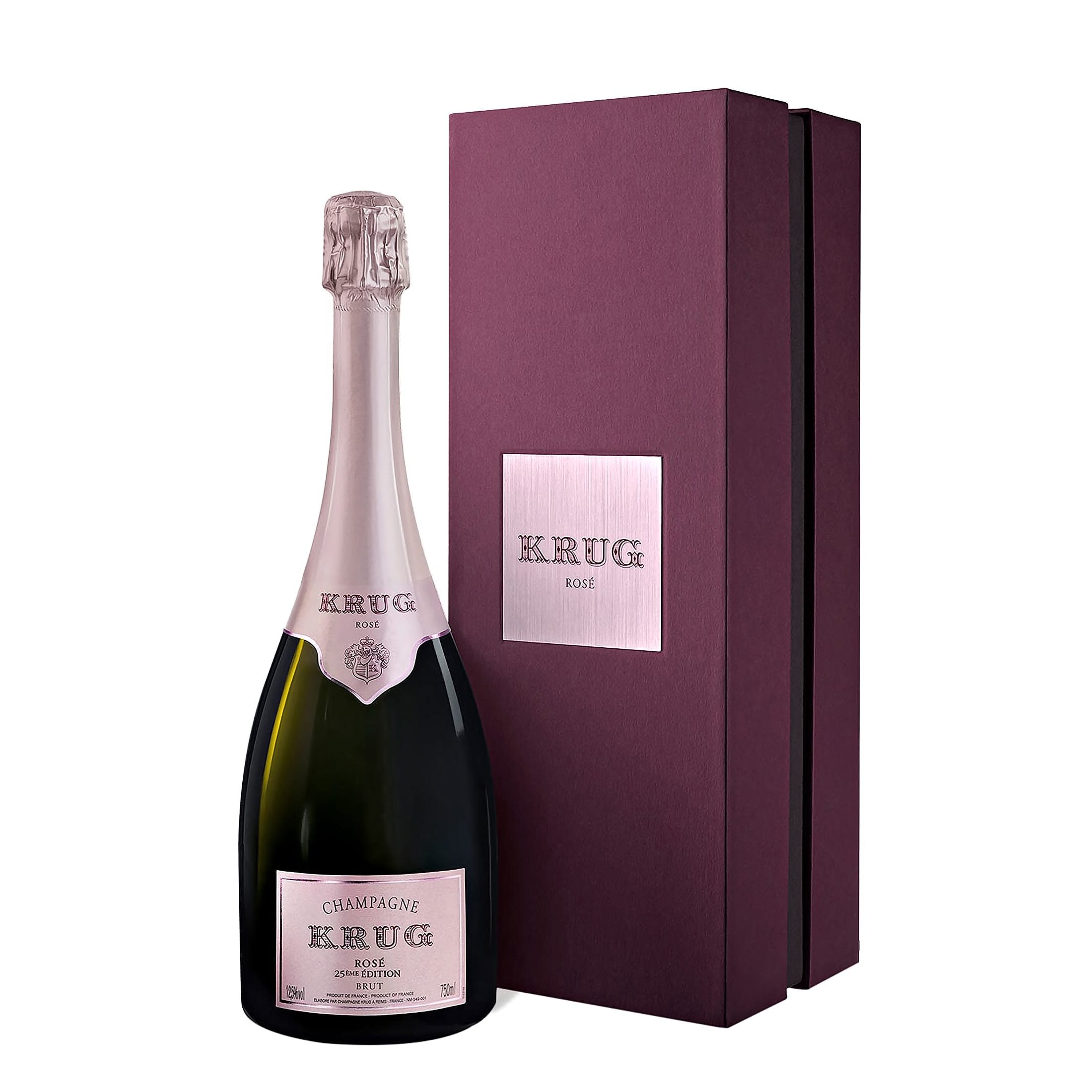 Champagne Krug Rosé 25ème Édition (0.75 l) mit Geschenkverpackung