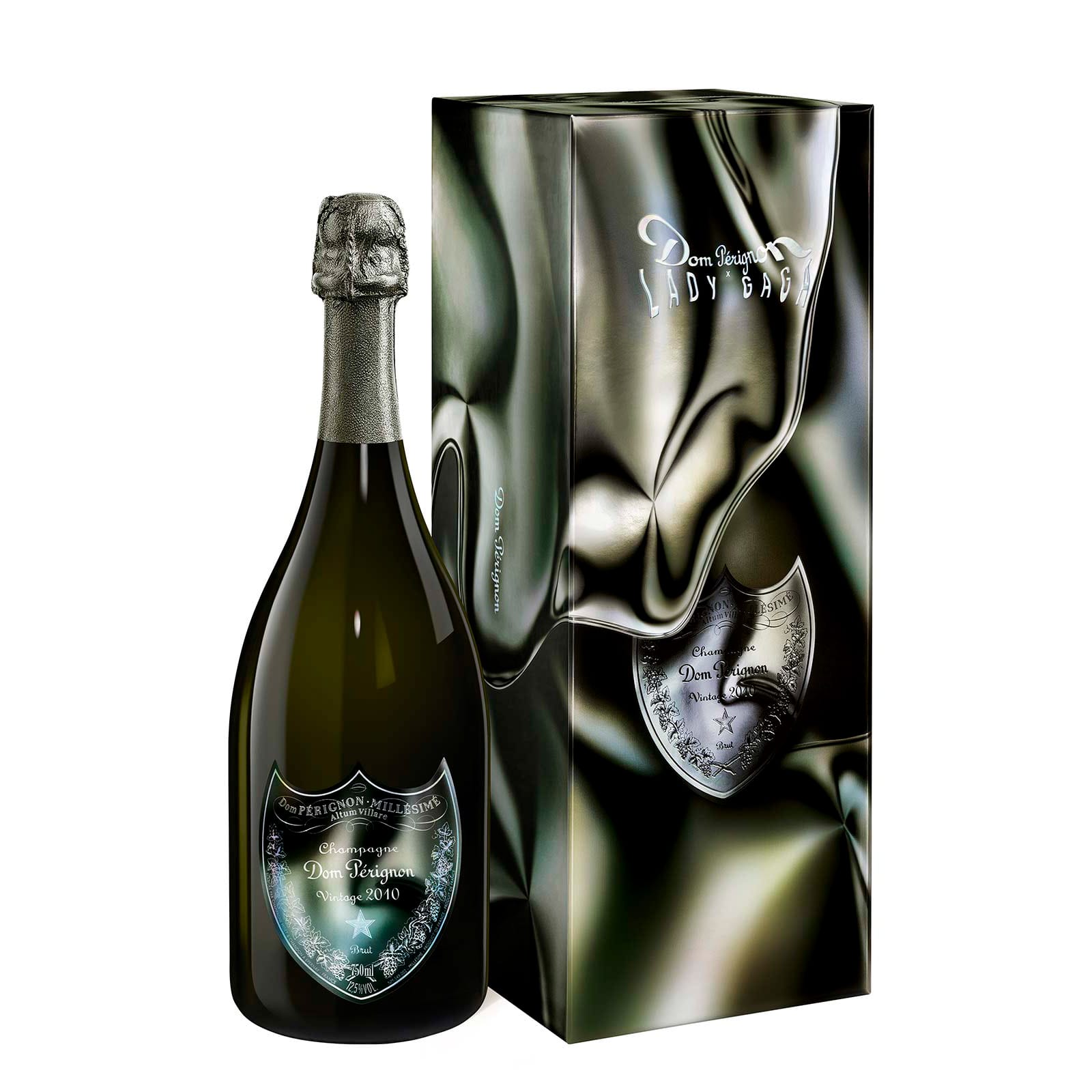 Dom Pérignon Vintage 2010 Lady Gaga Limited Edition in Geschenkverpackung