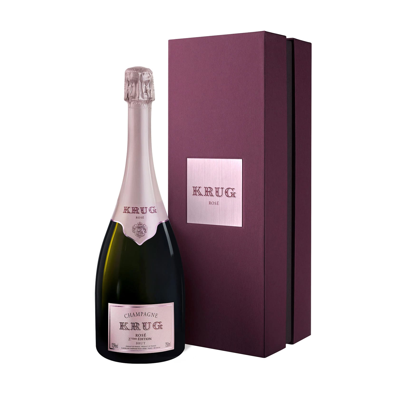 Champagne Krug Rosé 27ème Édition (0.75 l) mit Geschenkverpackung