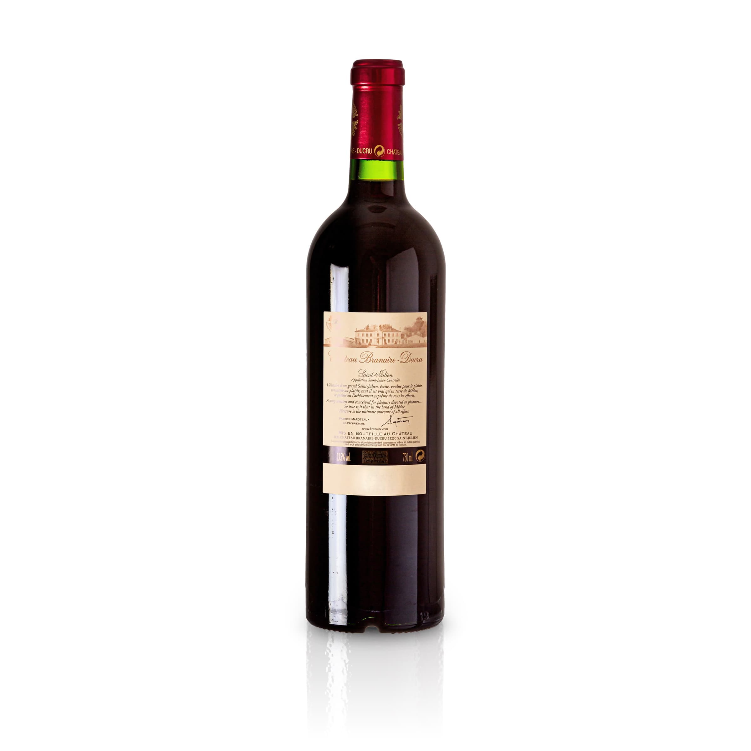 2018 Château Branaire Ducru, St. Julien Grand Cru Classé, (0,75 l) Rotwein trocken