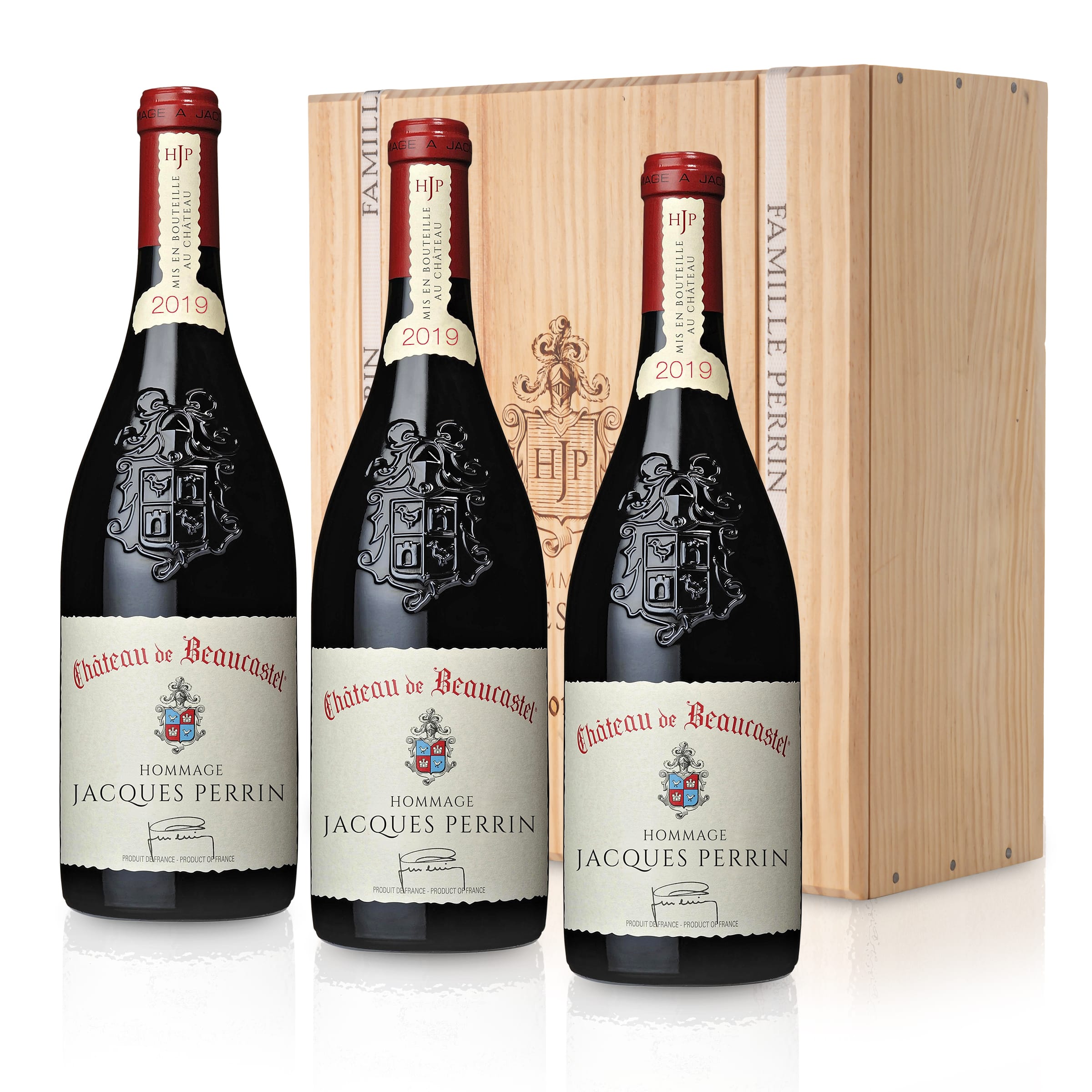 2019 Hommage Jacques Perrin Château de Beaucastel Châteauneuf-du-Pape Famille Perrin
