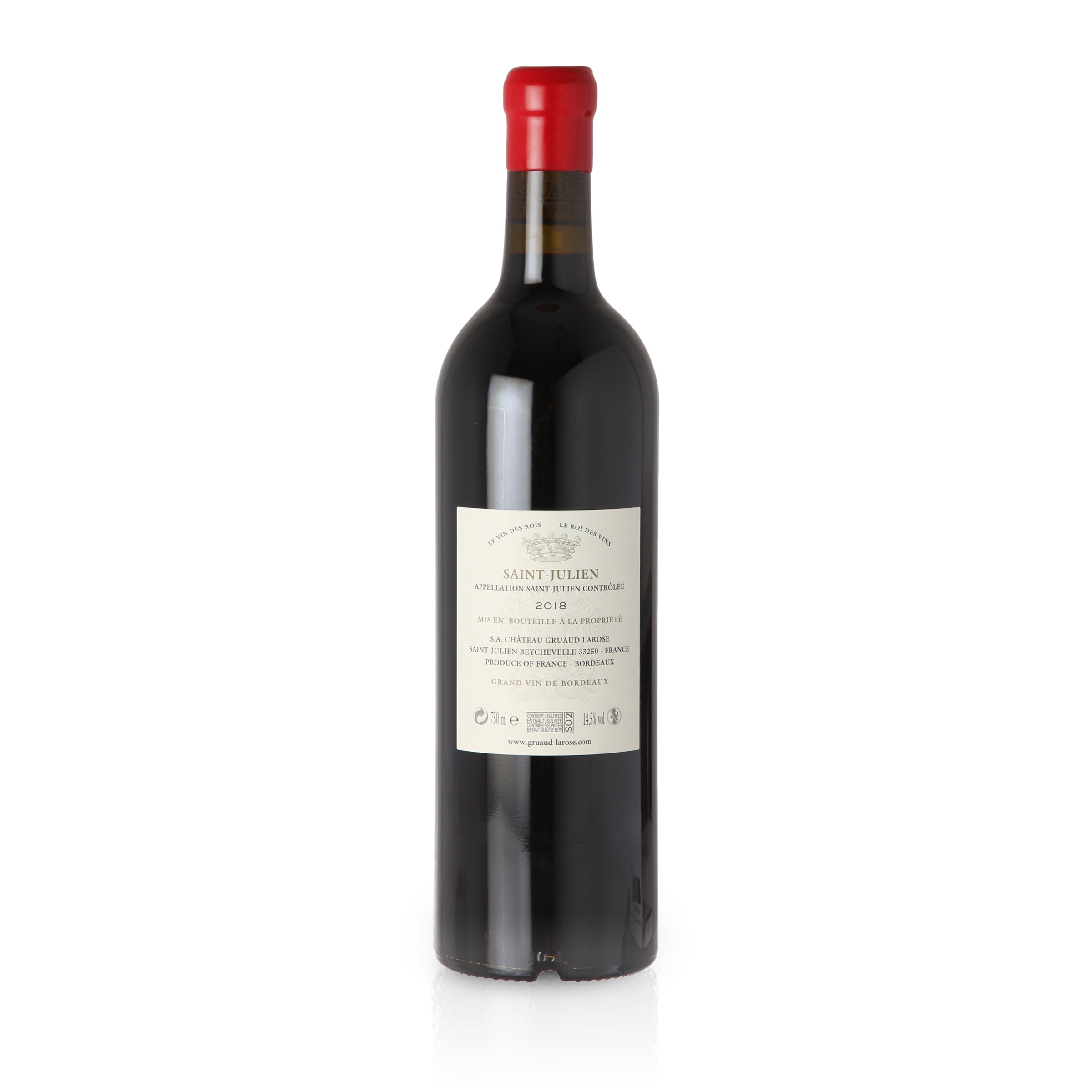 2018 Château Gruaud-Larose, St. Julien 2ème Cru Classé, (0,75 l) Rotwein trocken