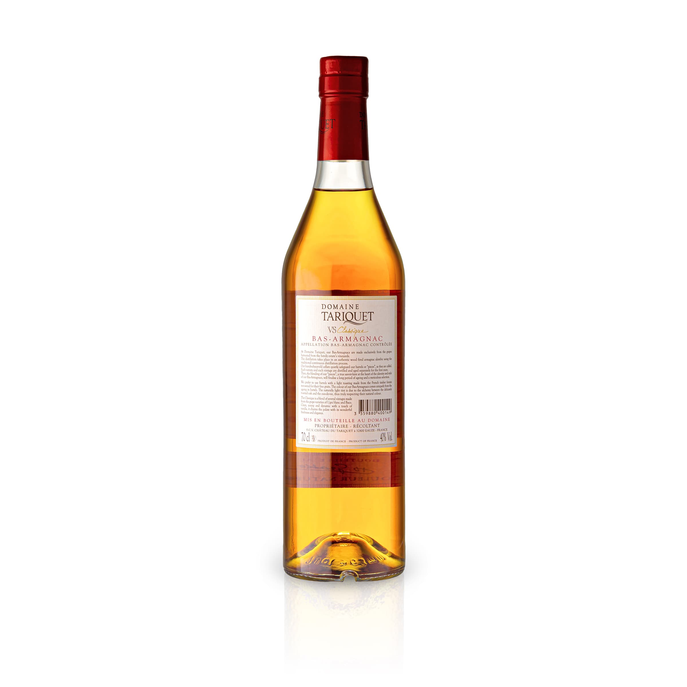 Classique VS 40.0% Châtau du Tariquet Bas-Armagnac AOC - Domaine Tariquet