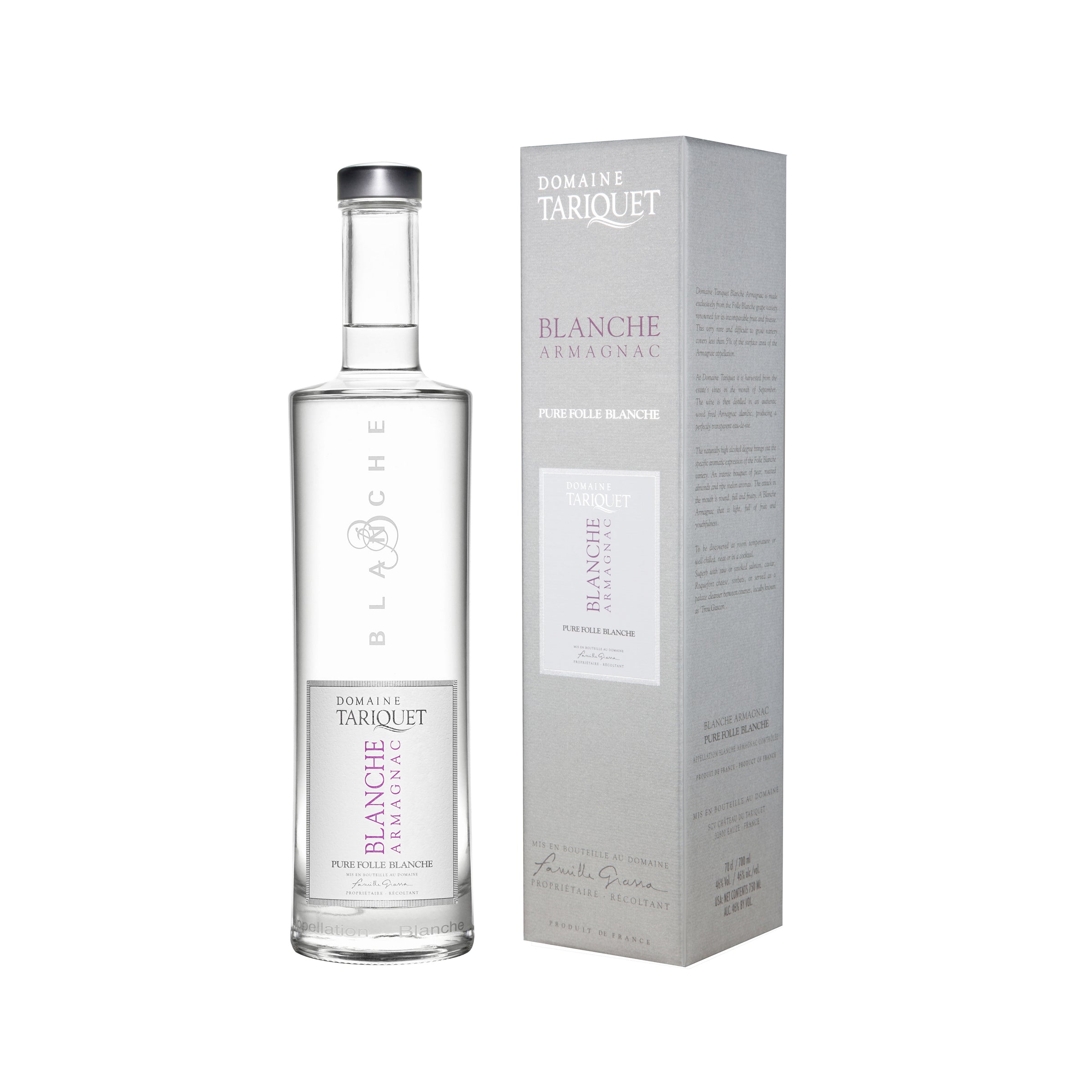 Blanche Armagnac 46,0 %Châtau du Tariquet Bas-Armagnac AOC - Domaine Tariquet - Domaine Tariquet - Feinste Spirituosen