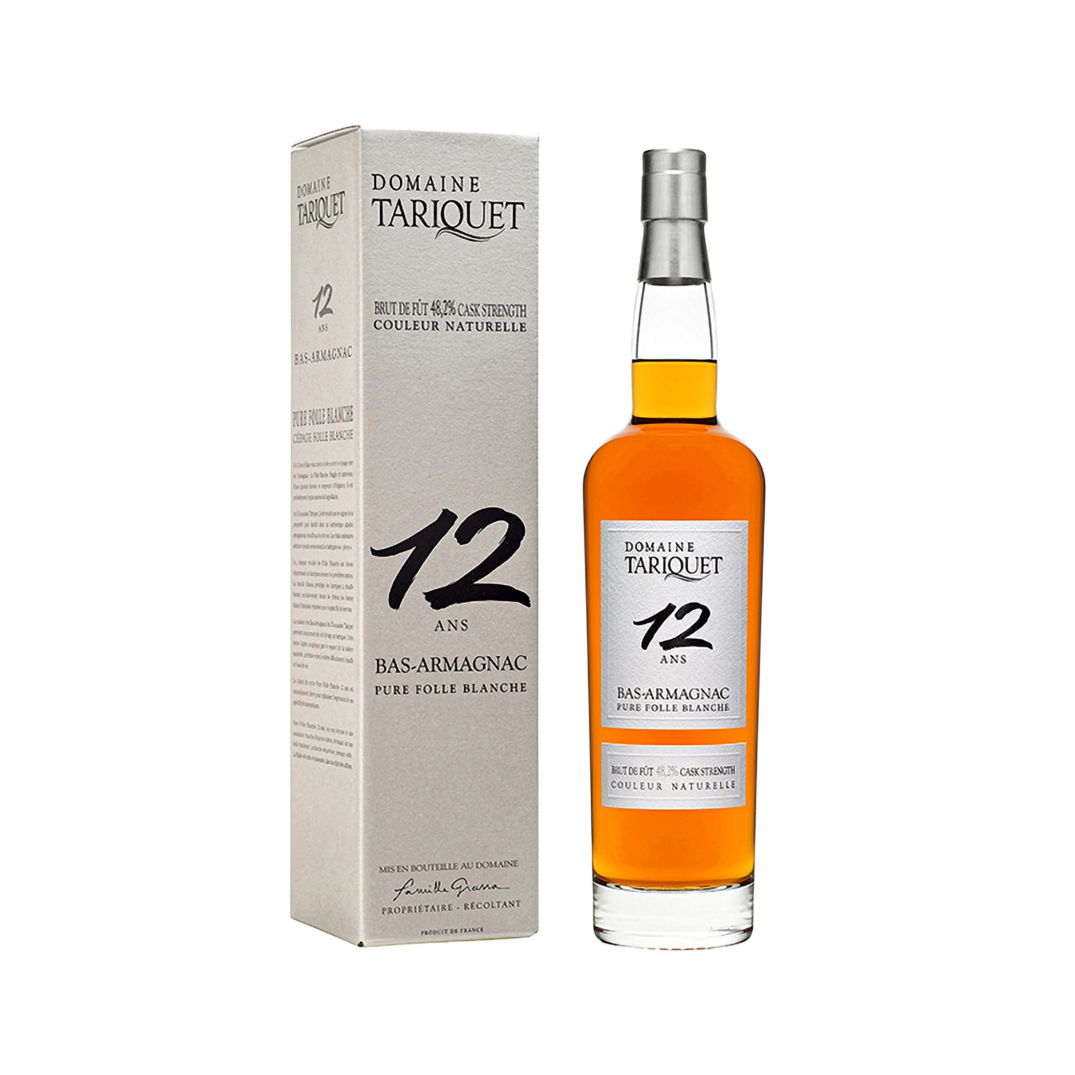 Pure Folle Blanche 12 ans 48.2% Châtau du Tariquet Bas-Armagnac AOC - Domaine Tariquet