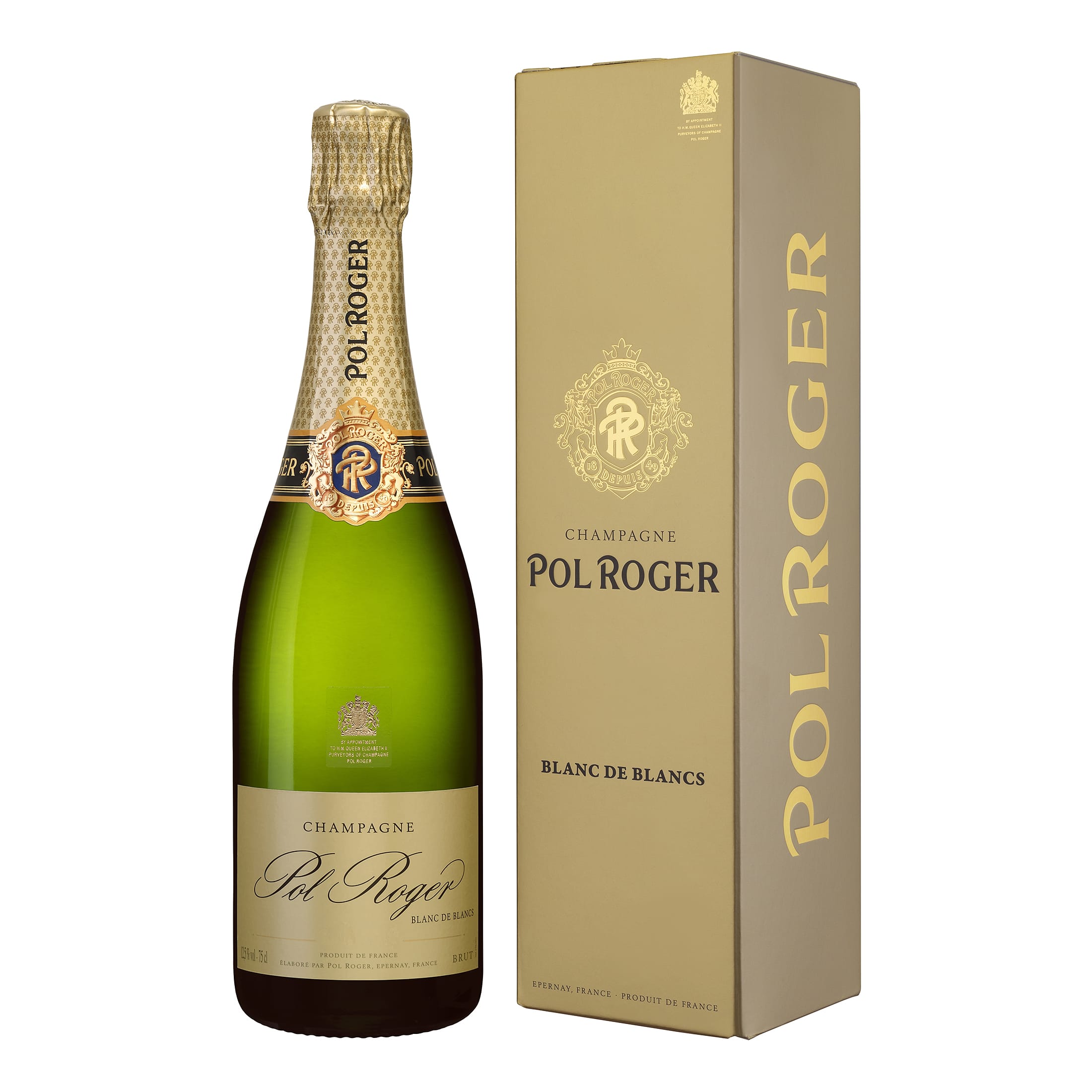 Champagne Pol Roger Blanc de Blancs 2012 Vintage inkl. Etui 0,75L