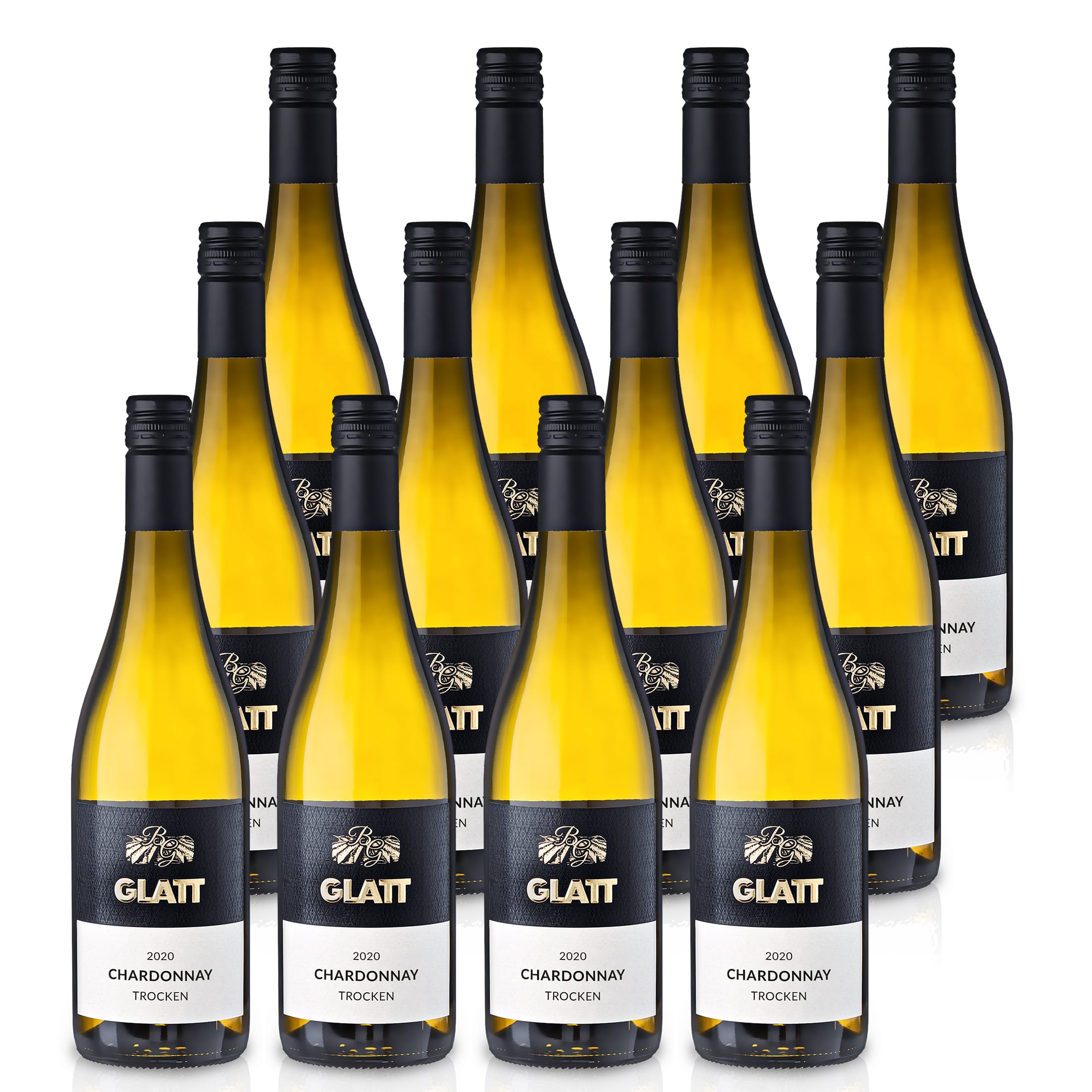 2020 Chardonnay Weißwein trocken • GLATT • Qualitätswein vom Kaiserstuhl/Baden, Deutschland