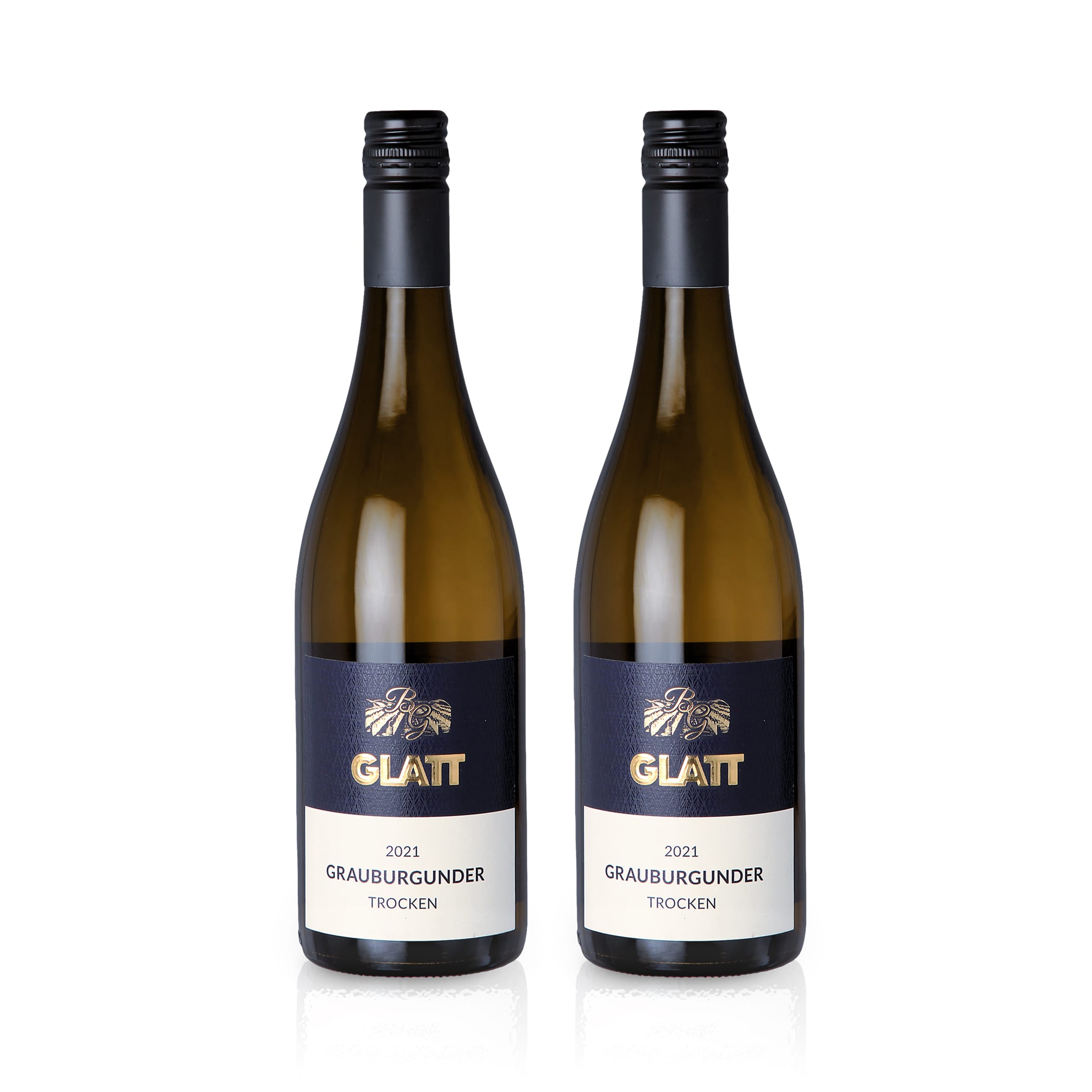 2021 Grauburgunder Weißwein trocken • GLATT • Qualitätswein vom Kaiserstuhl/Baden, Deutschland