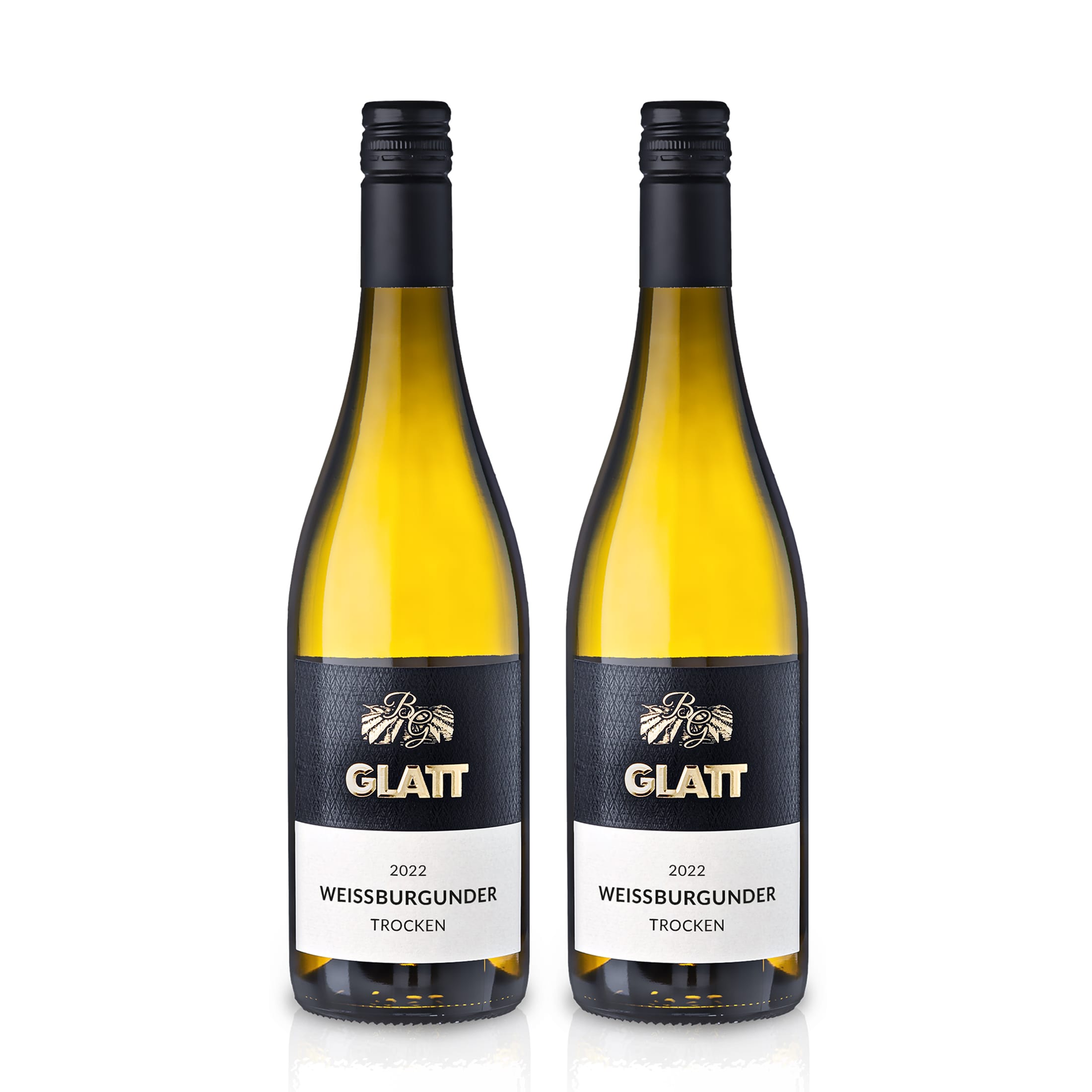 2022 Weißburgunder Weißwein trocken • GLATT • Qualitätswein vom Kaiserstuhl/Baden, Deutschland