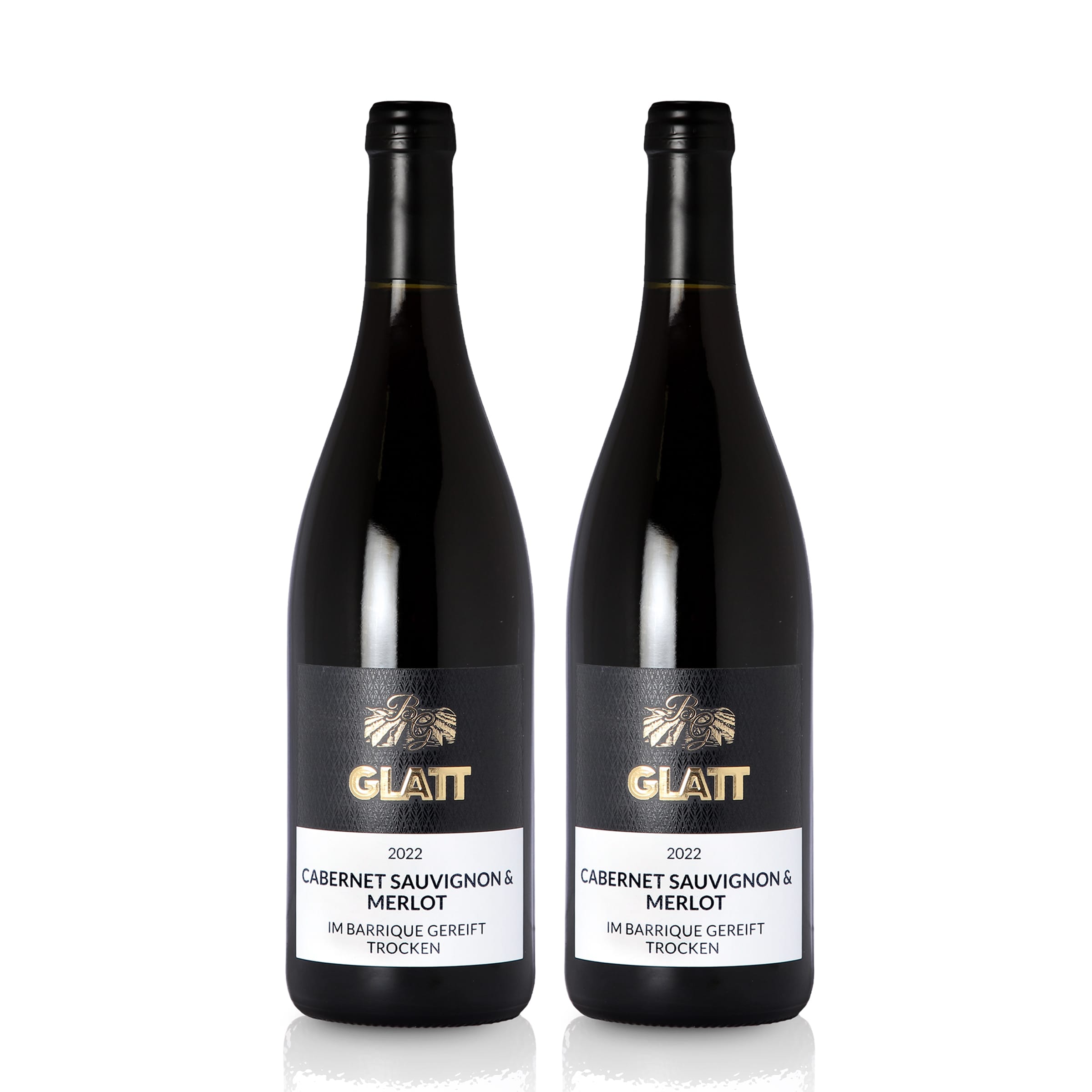 2022 Cabernet Sauvignon & Merlot Barrique Rotwein trocken • GLATT • Qualitätswein vom Kaiserstuhl/Baden, Deutschland