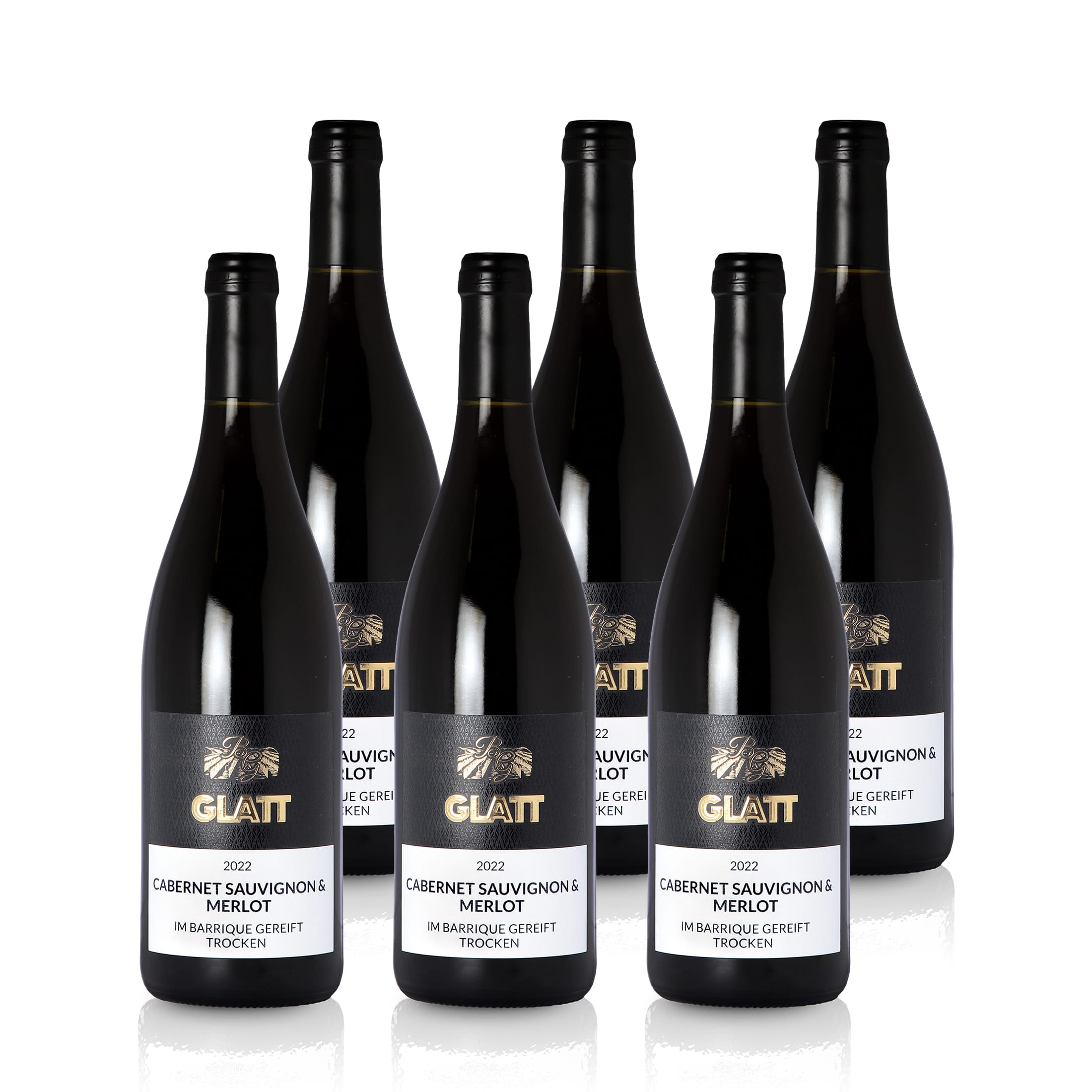 2022 Cabernet Sauvignon & Merlot Barrique Rotwein trocken • GLATT • Qualitätswein vom Kaiserstuhl/Baden, Deutschland