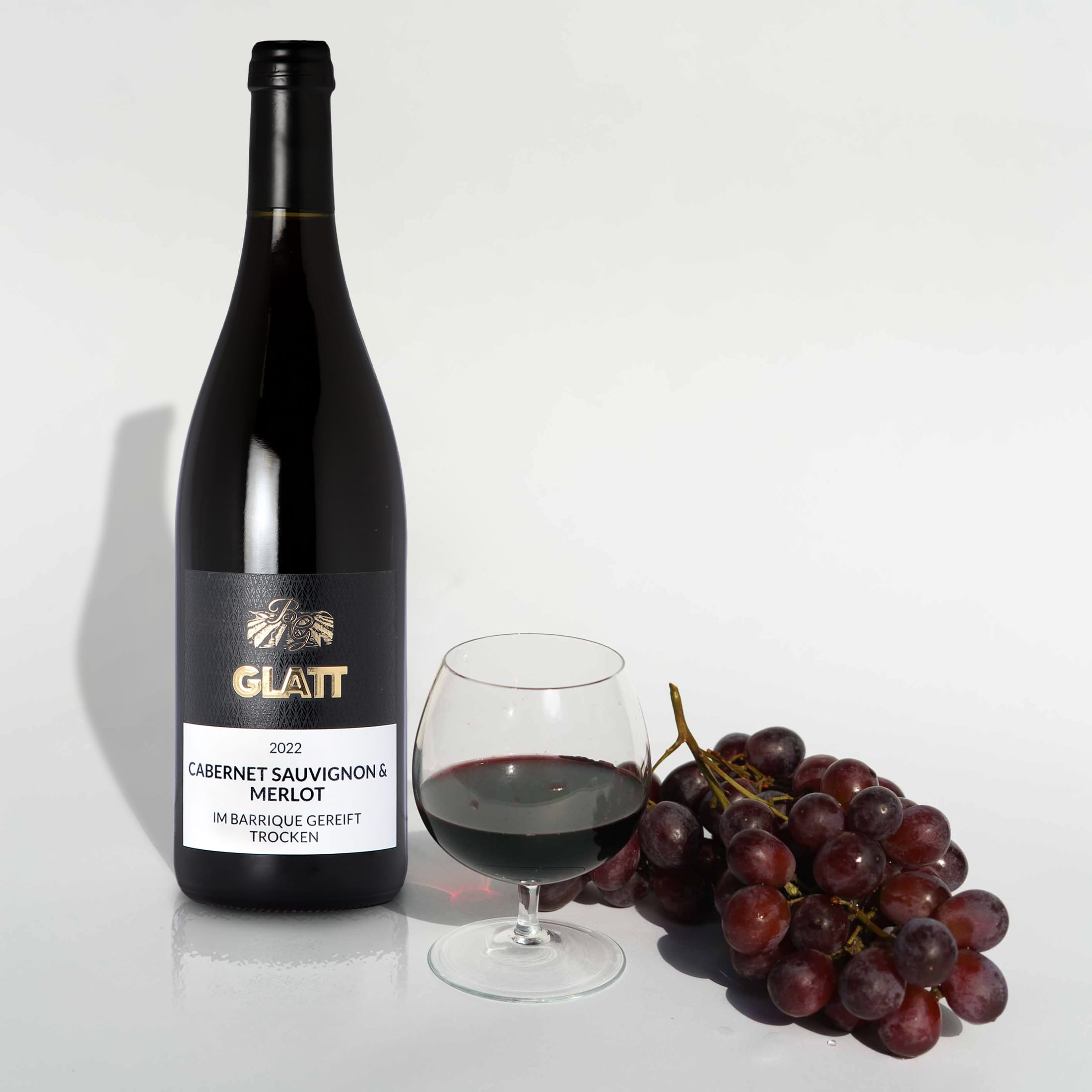 2022 Cabernet Sauvignon & Merlot Barrique Rotwein trocken • GLATT • Qualitätswein vom Kaiserstuhl/Baden, Deutschland