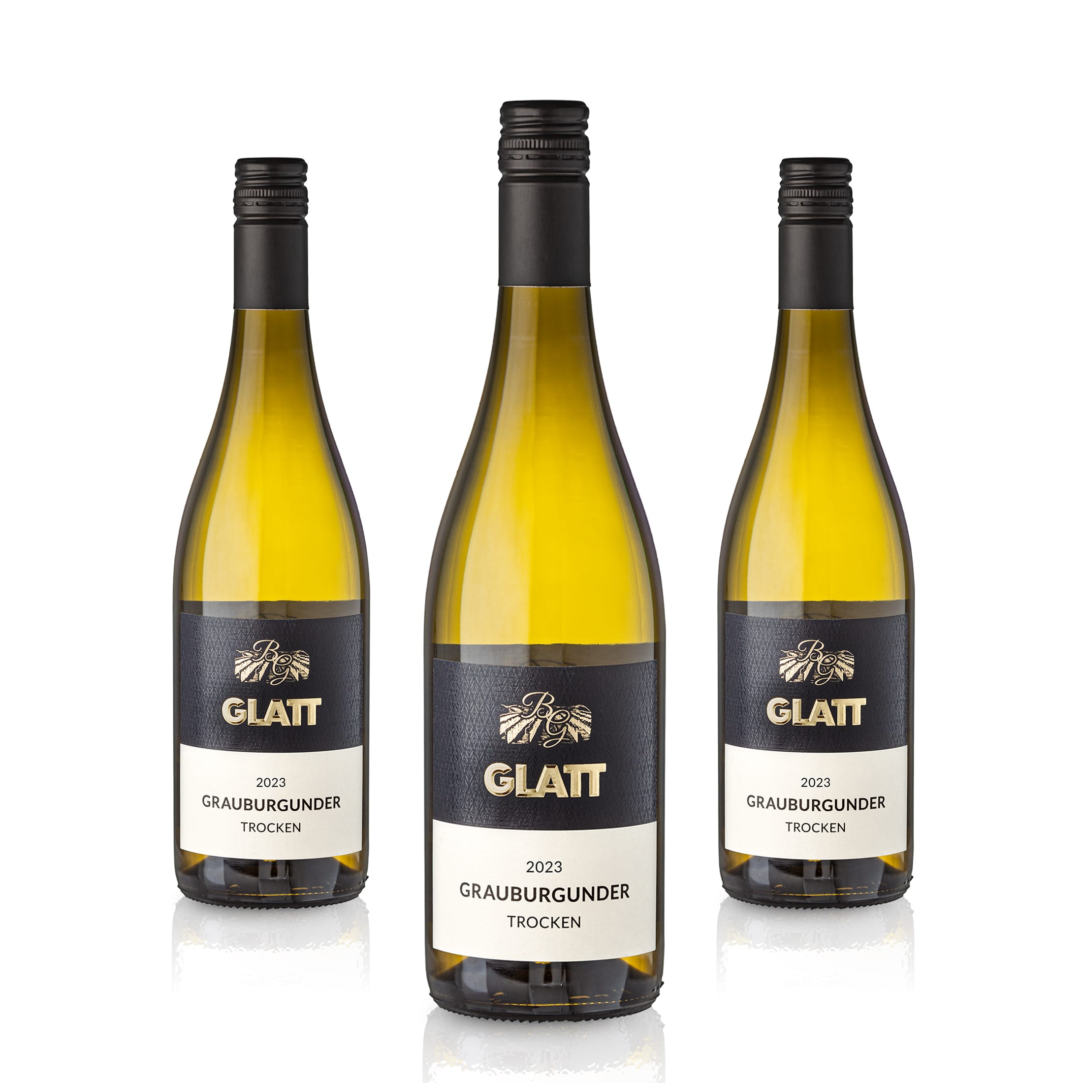 2023 Grauburgunder Weißwein trocken • GLATT • Qualitätswein vom Kaiserstuhl/Baden, Deutschland - WBK Weinbau · Weinkontor Glatt - Feinste Spirituosen