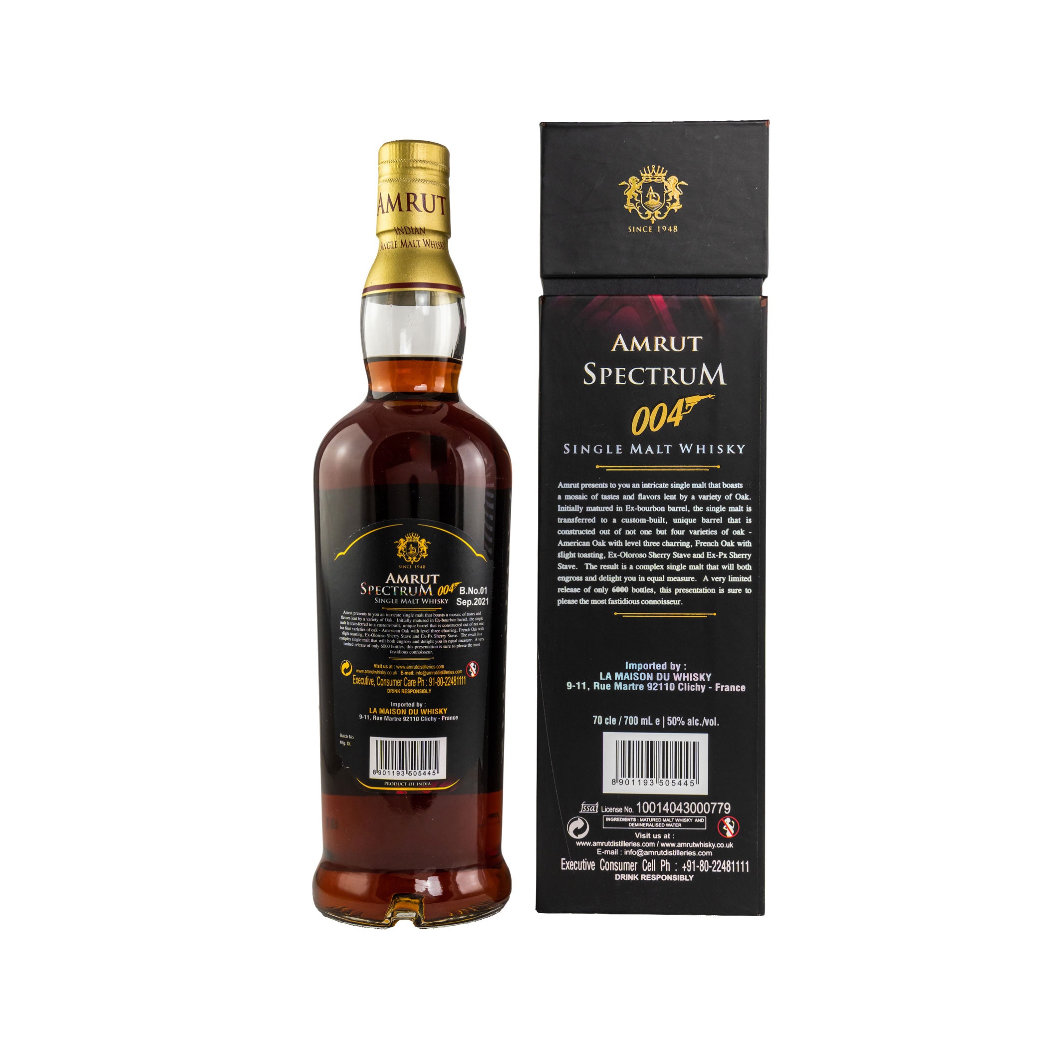Amrut Spectrum 004 - Indian Single Malt Whisky