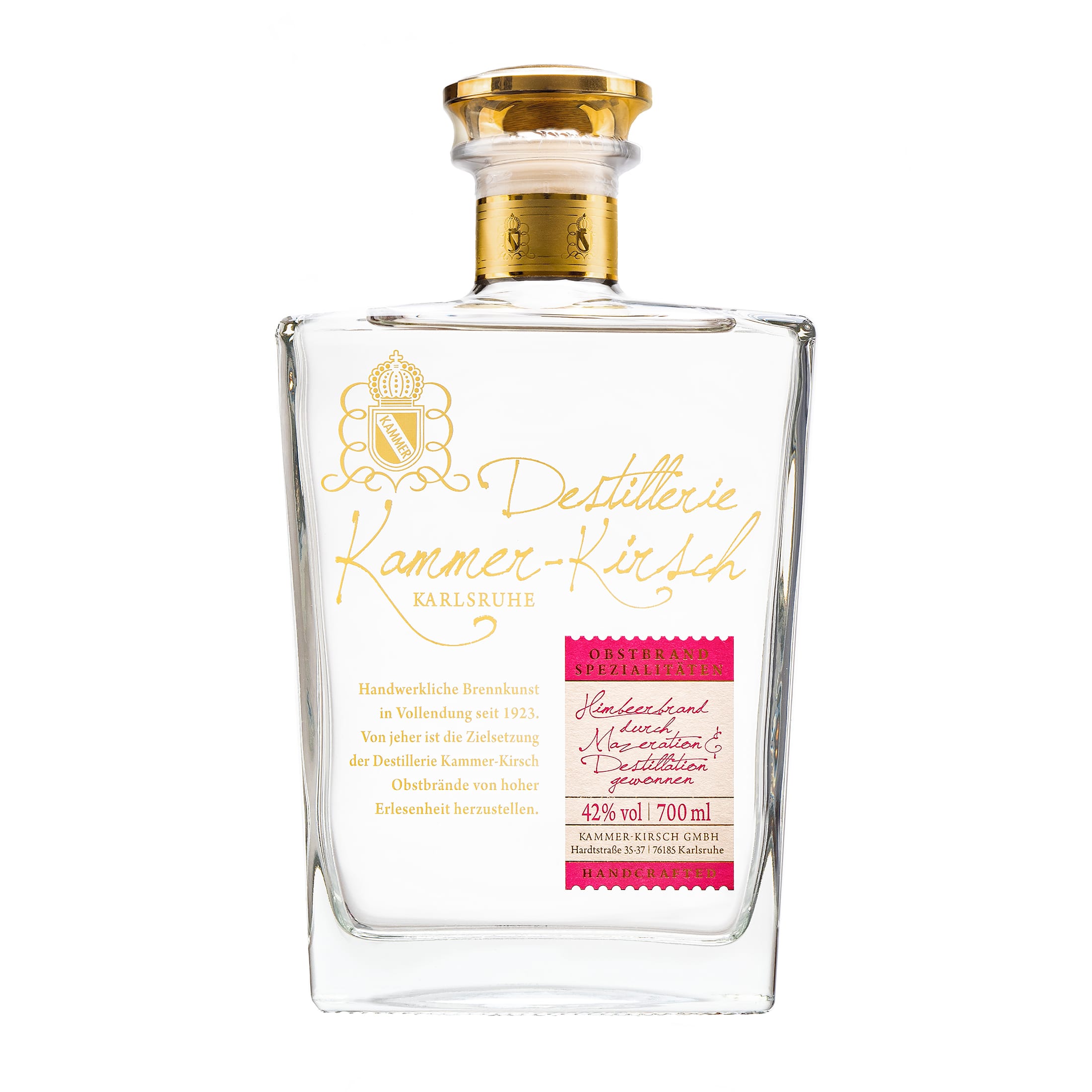 Raspberry brandy - fruit brandy - Distillery Kammer-Kirsch