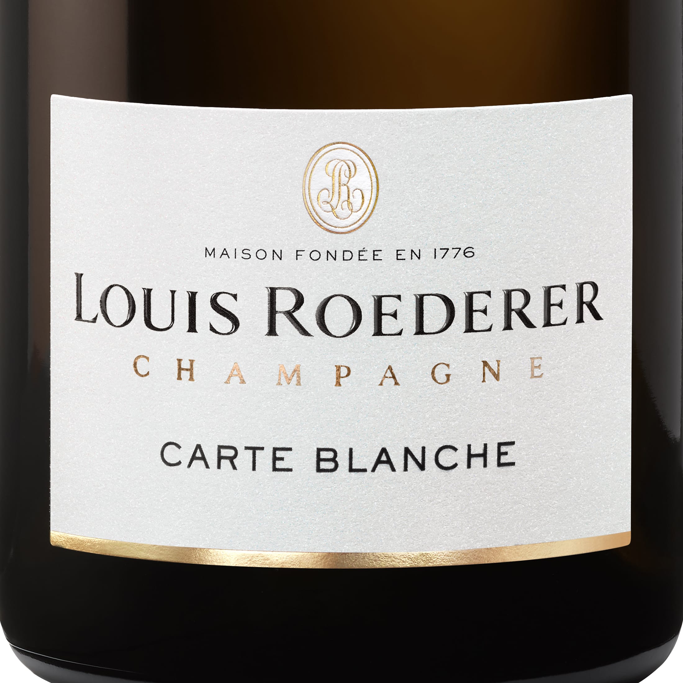 Roederer Carte Blanche  Demi Sec Champagner in Grafik-Geschenkverpackung