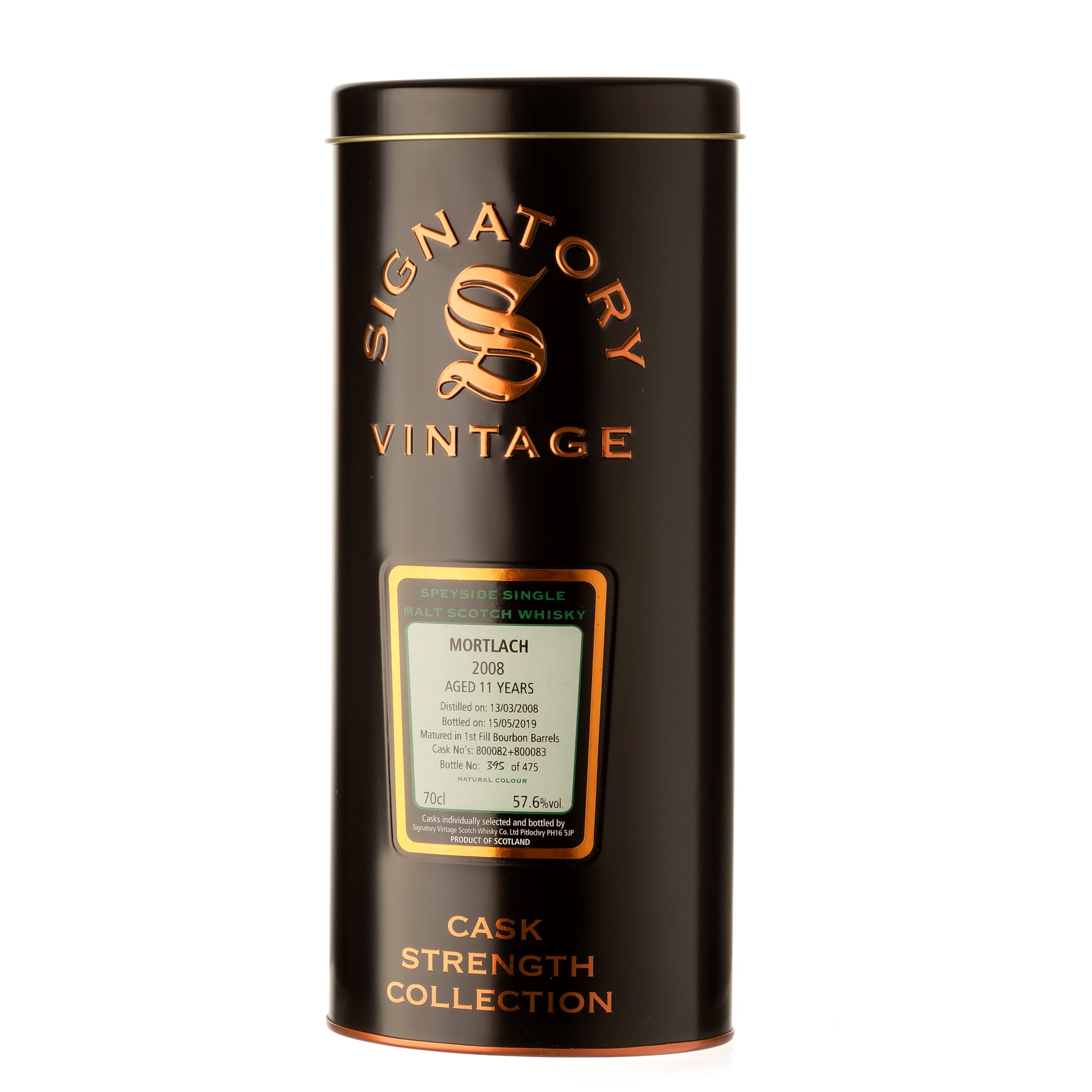 Mortlach 2008/2019 Sig CS Cask 800082+800083 - Signatory Vintage