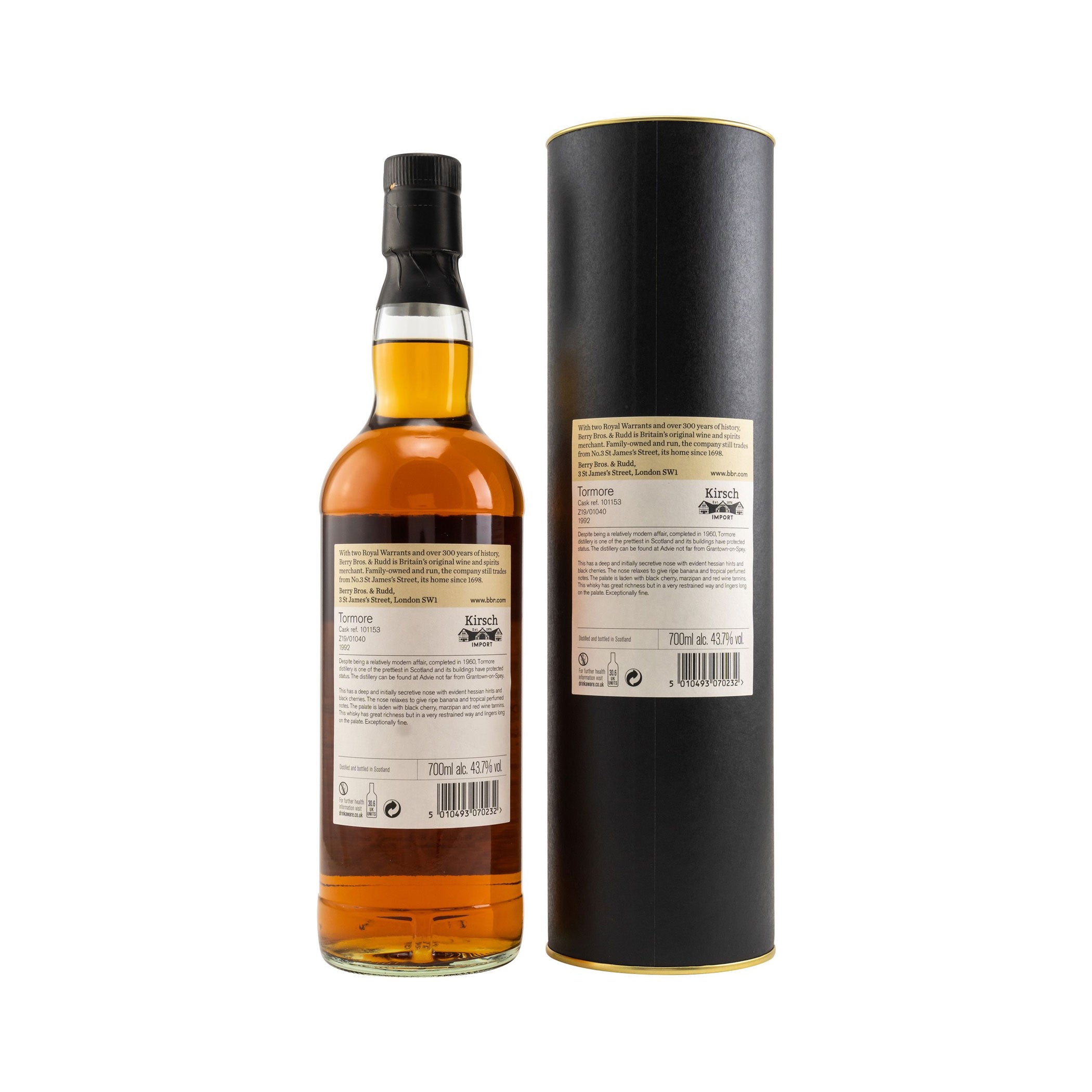 Tormore 1992/2020 - 27 y.o. -#101153 Z1901040