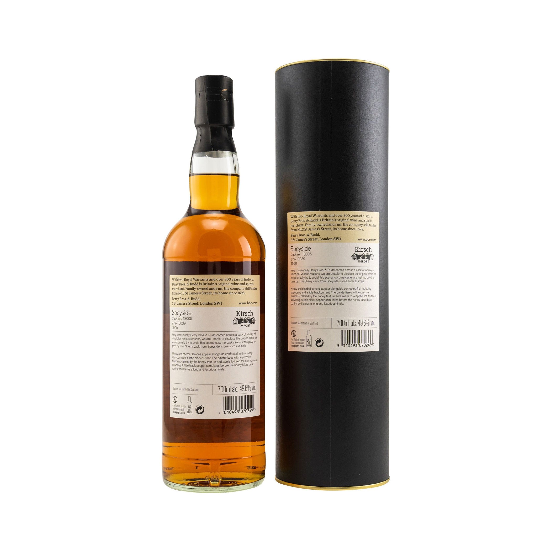 Secret Speyside 1990/2020 - 29 Jahre - #18005 Z1910039 ,Berry Bros and Rudd