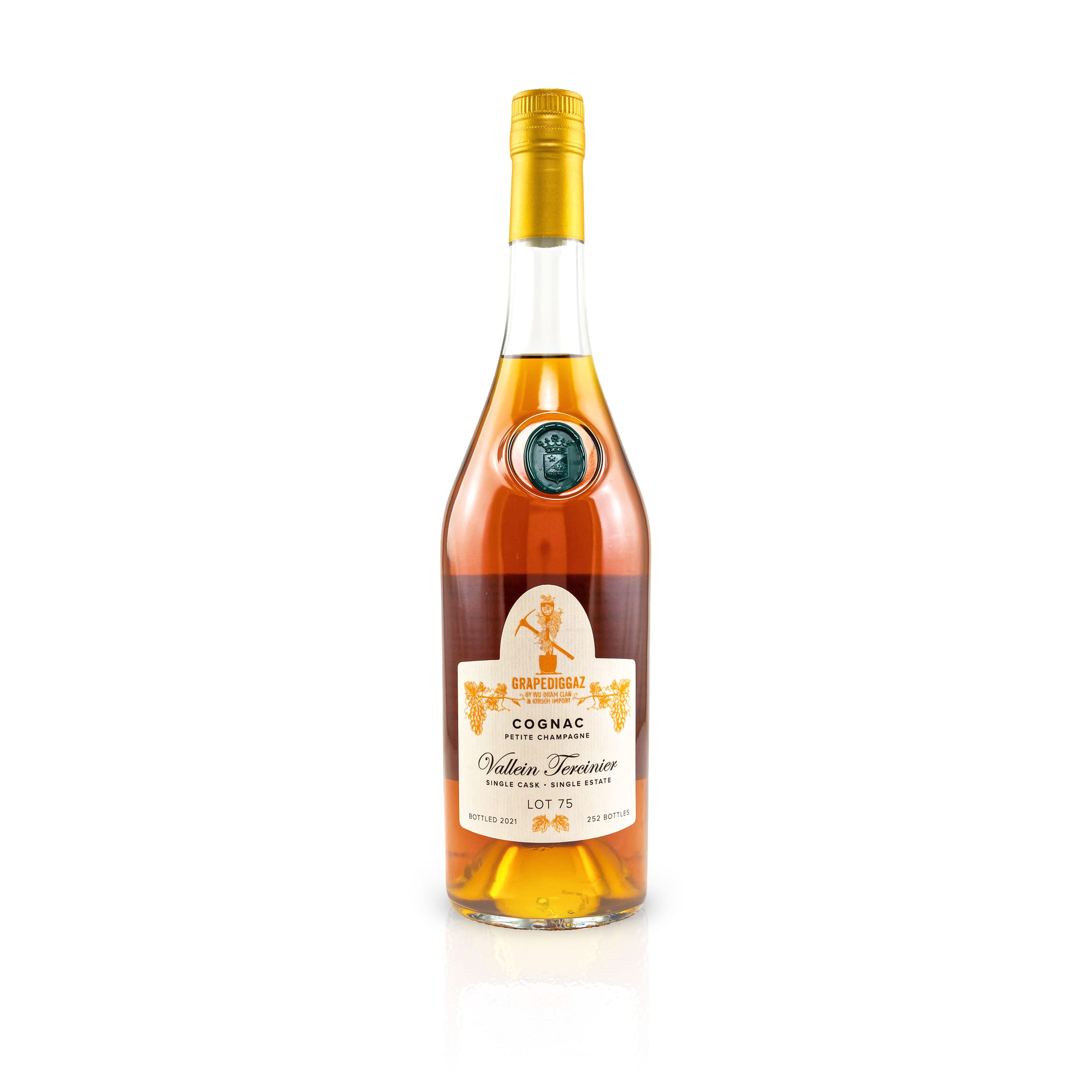 Cognac Petite Champagne Vallein Tercinier Lot 75 GrapeDiggaz by Wu DRAM Clan & Kirsch Import