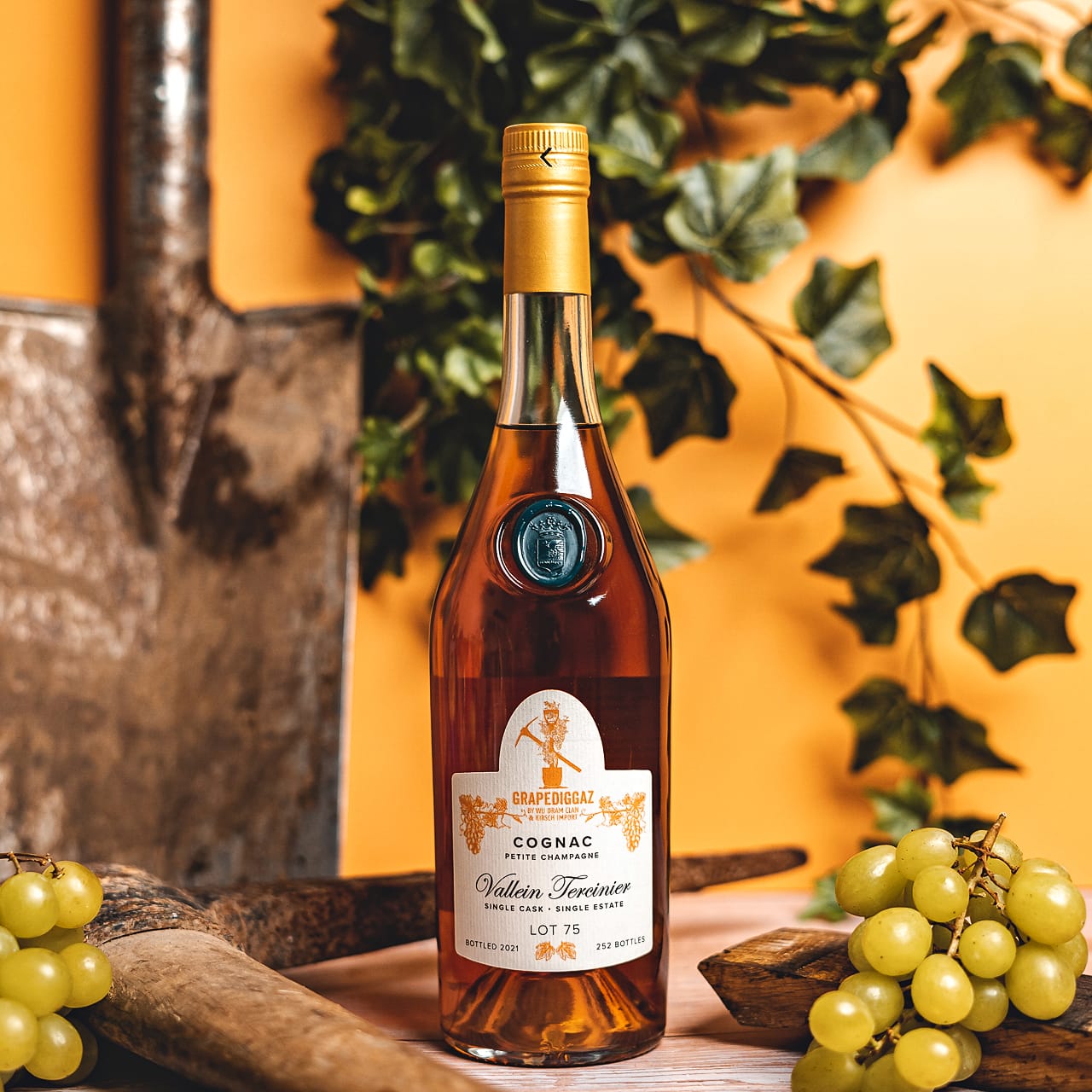 Cognac Petite Champagne Vallein Tercinier Lot 75 GrapeDiggaz by Wu DRAM Clan & Kirsch Import