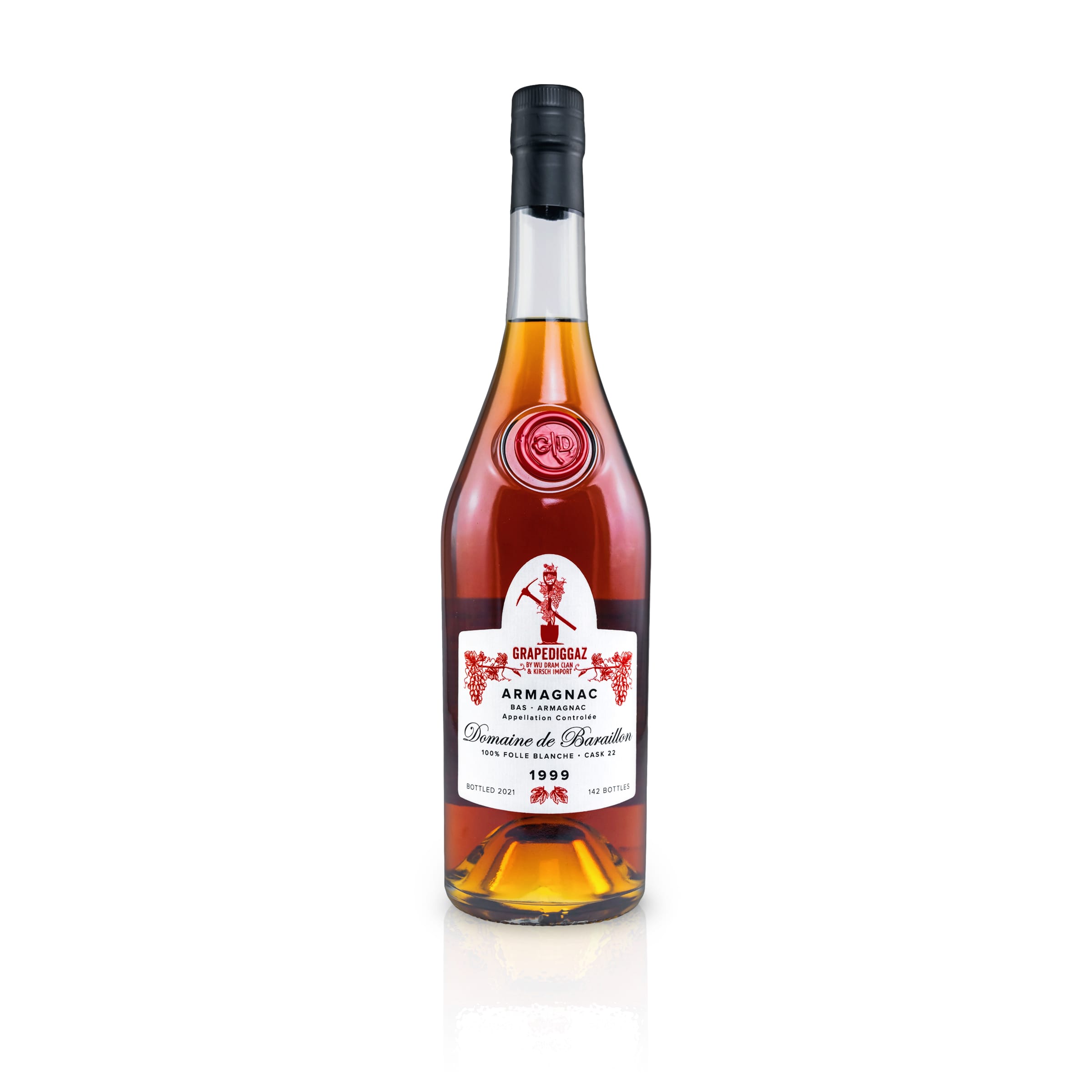 Armagnac Domaine De Baraillon 1999 48% - GrapeDiggaz by Wu DRAM Clan & Kirsch Import
