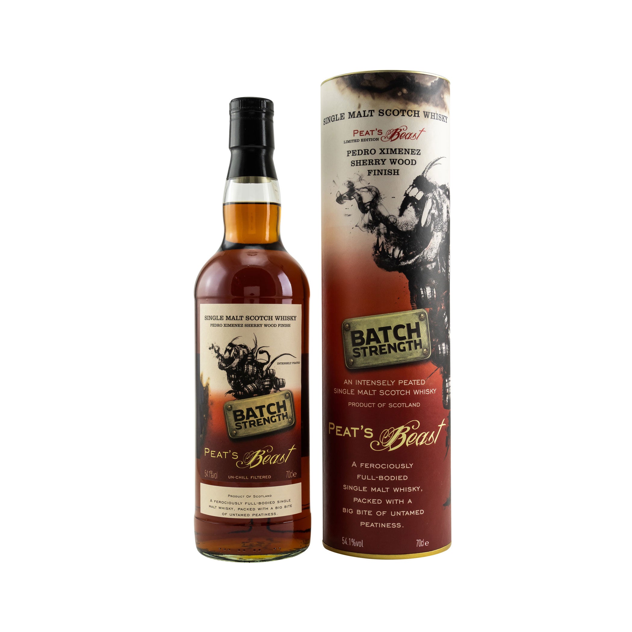 Peat's Beast PX Sherry Wood Finish