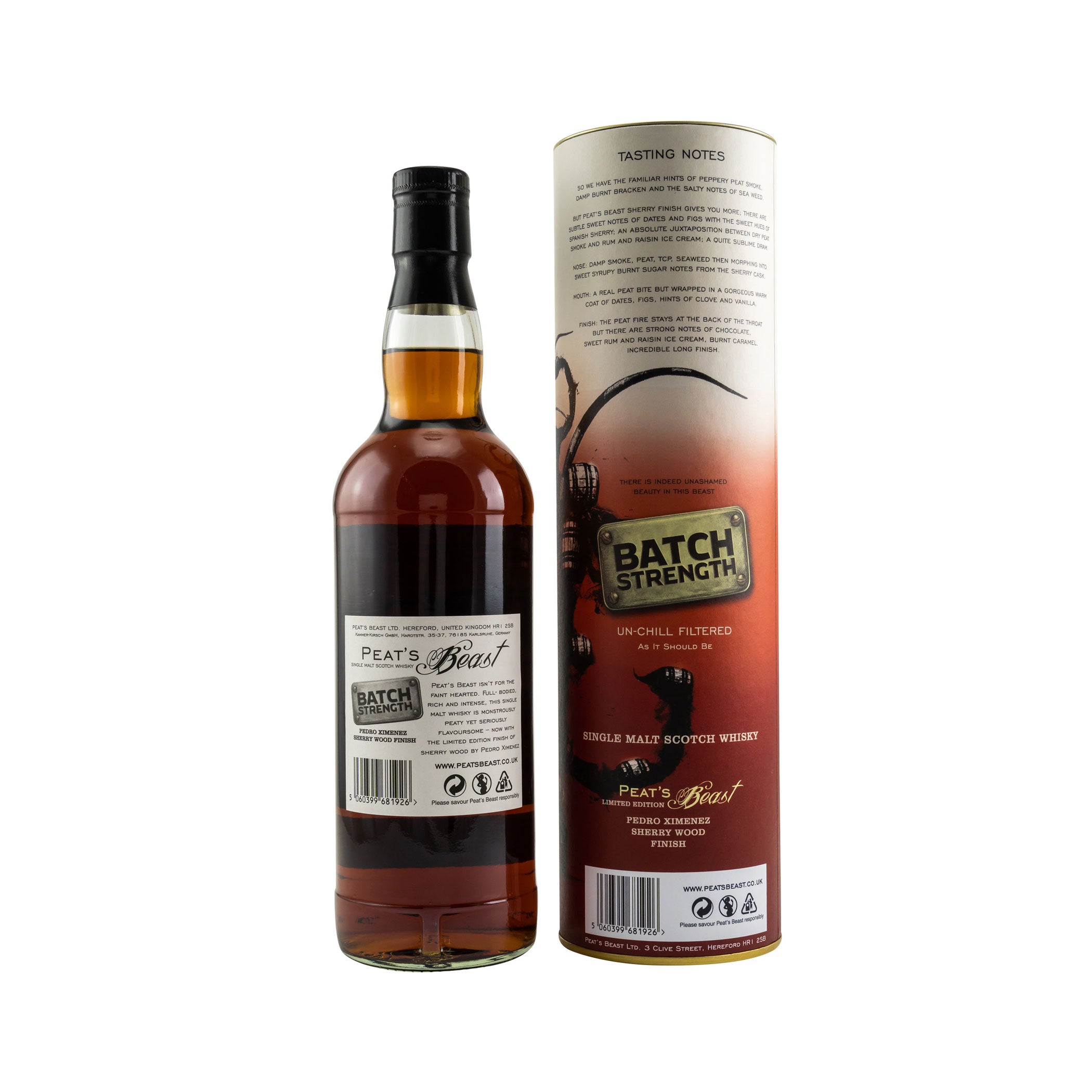 Peat's Beast PX Sherry Wood Finish