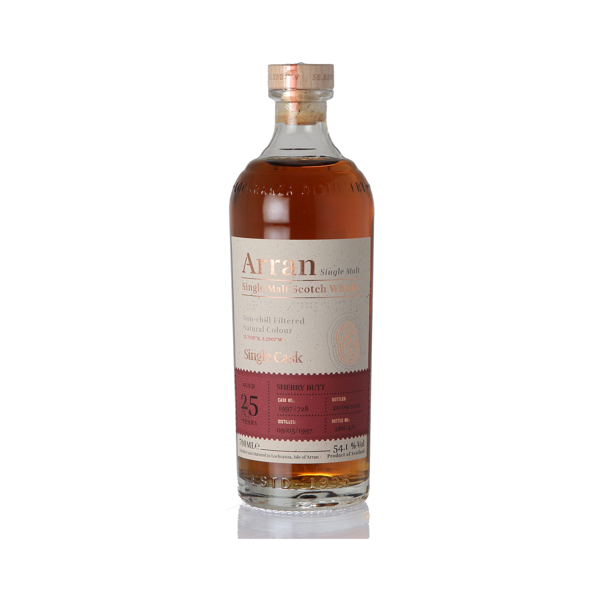 Arran - Single Cask - 25 Jahre - Single Malt Scotch Whisky