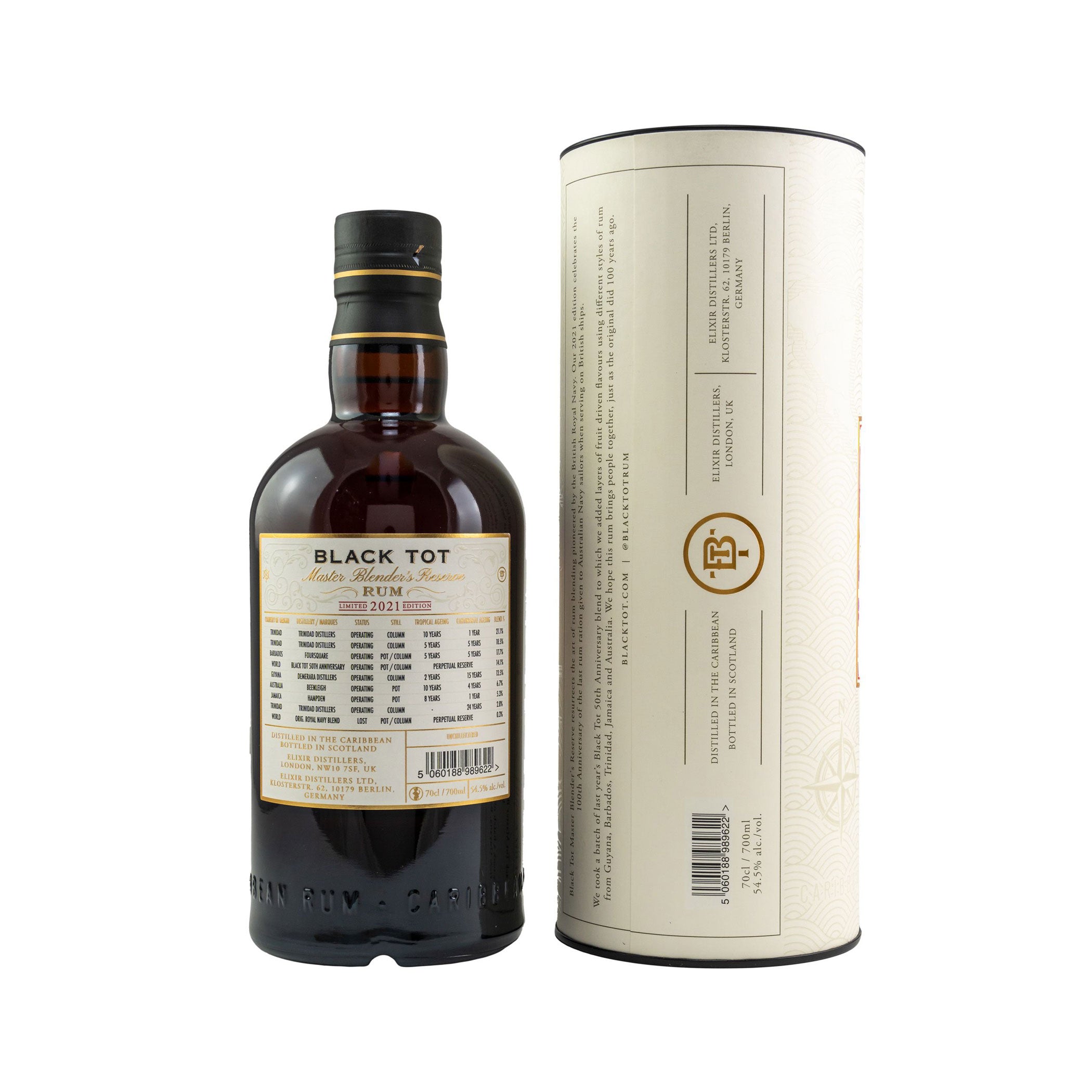Black Tot Master Blender’s Reserve Rum Limited 2021 Edition