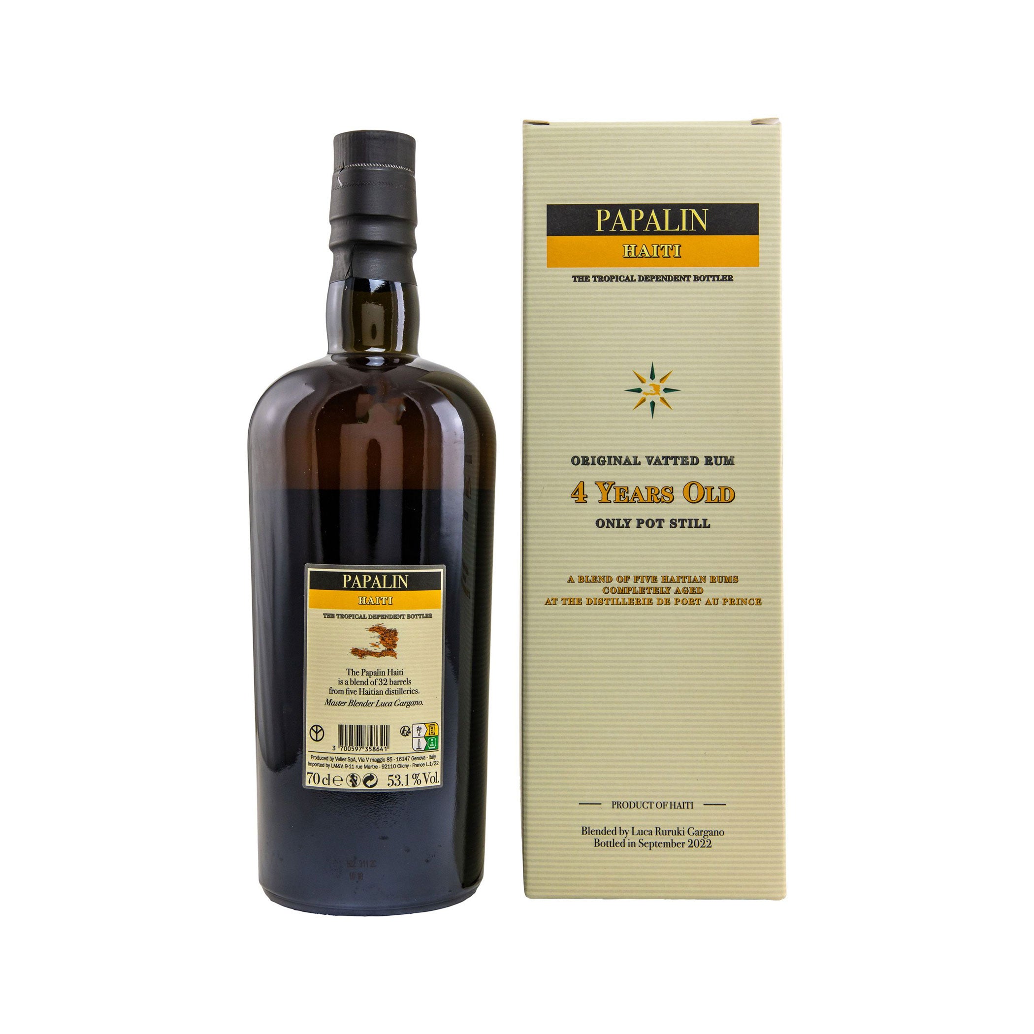 Papalin Haiti 4 Jahre - Original Vatted Pot Still Rum