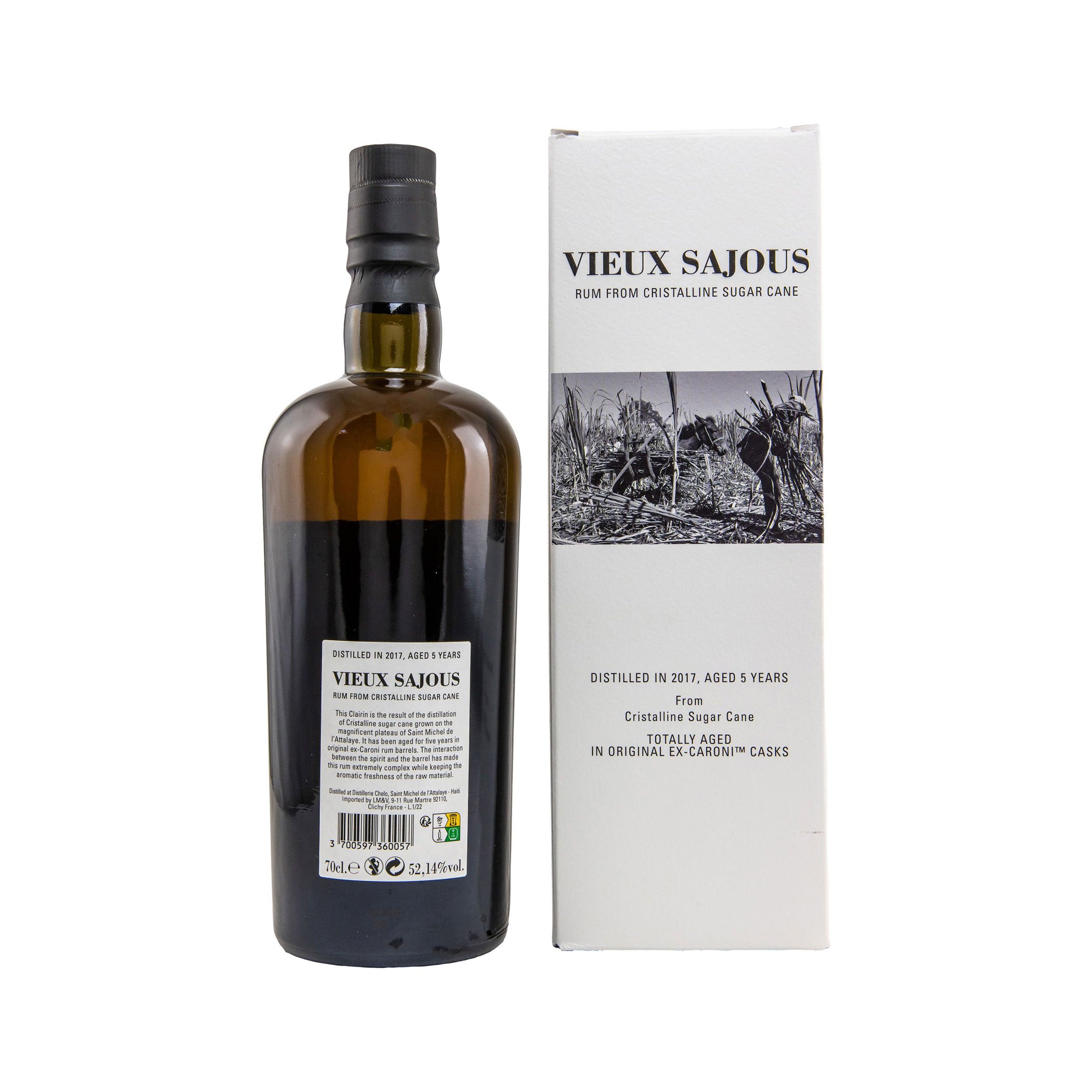 Vieux Sajous 5 Jahre – Caroni Casks - Pure Cane Juice Rum