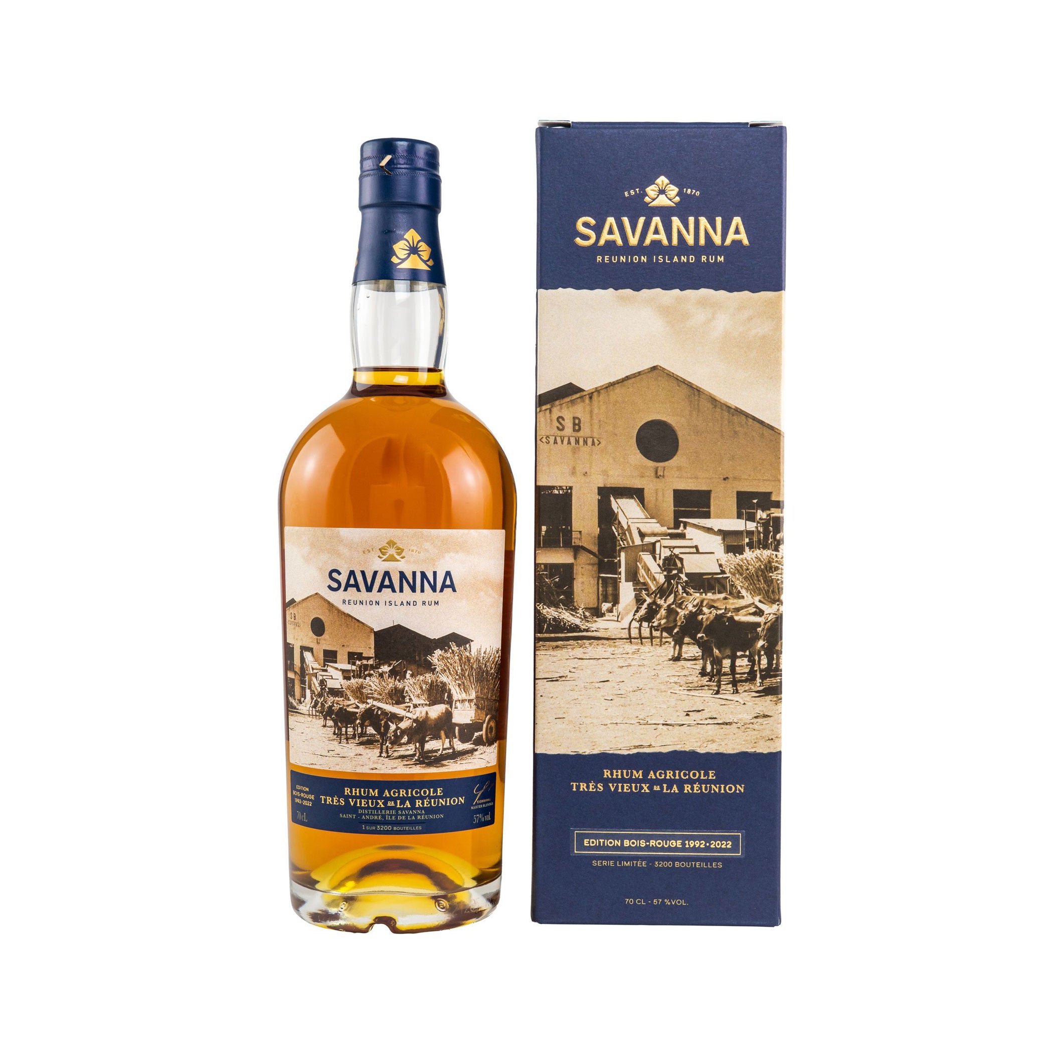 Savanna Edition Bois Rouge 1992/2022 - Rhum Agricole Tres Vieux de la Reunion