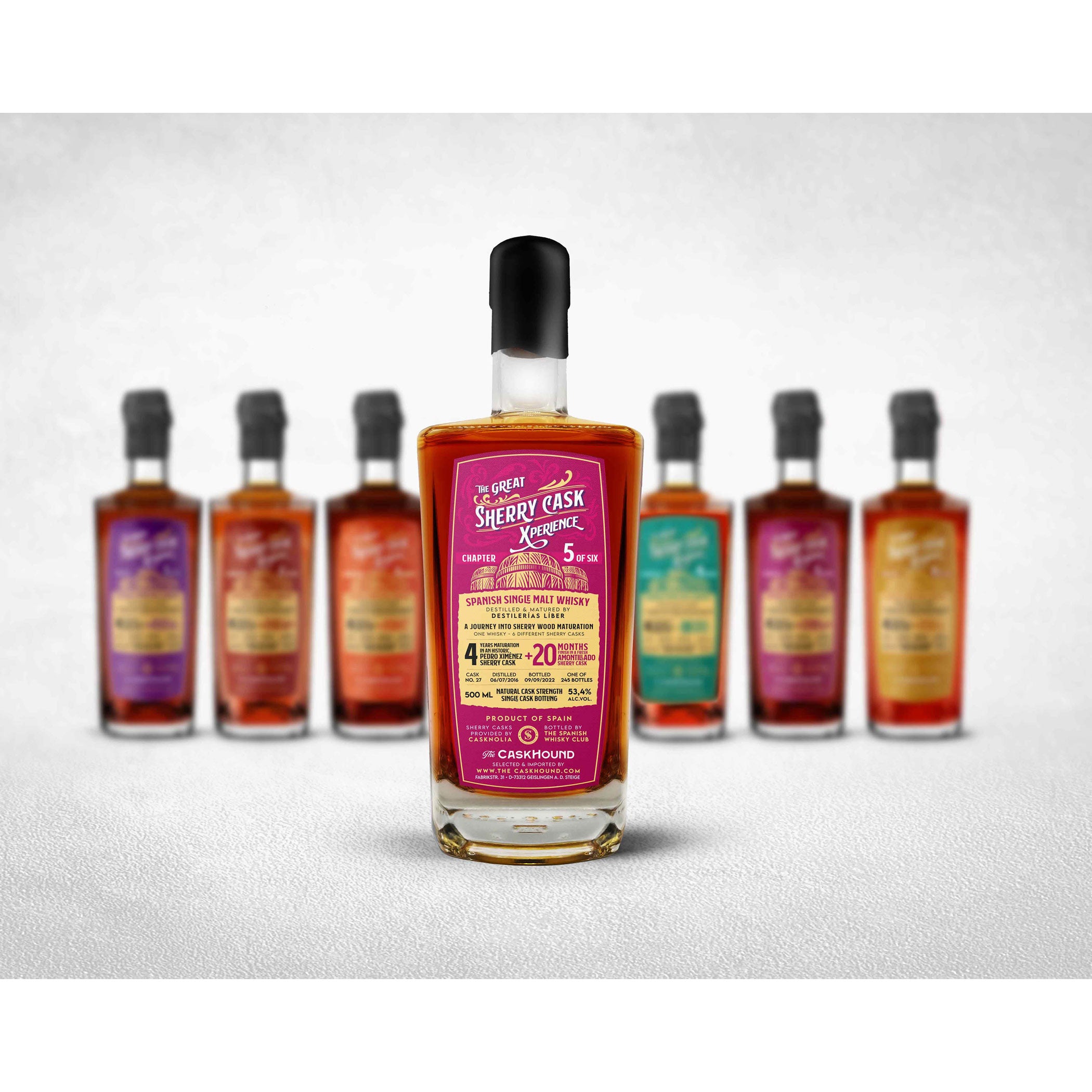 The Great Sherry Cask Xperience – Chapter 5 - The Caskhound - Spanish Single Malt Whisky - 6 Jahre alt