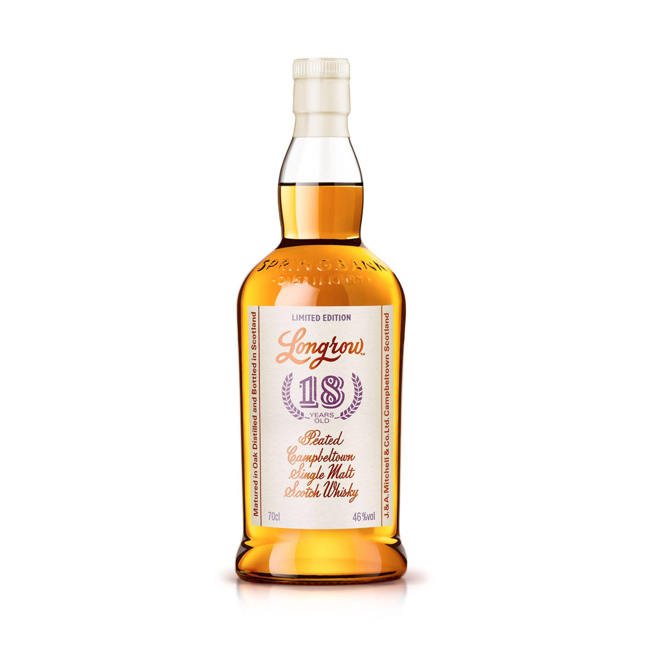 Longrow 18 Jahre Release 2022 46% - Springbank Distillery - Longrow - Feinste Spirituosen