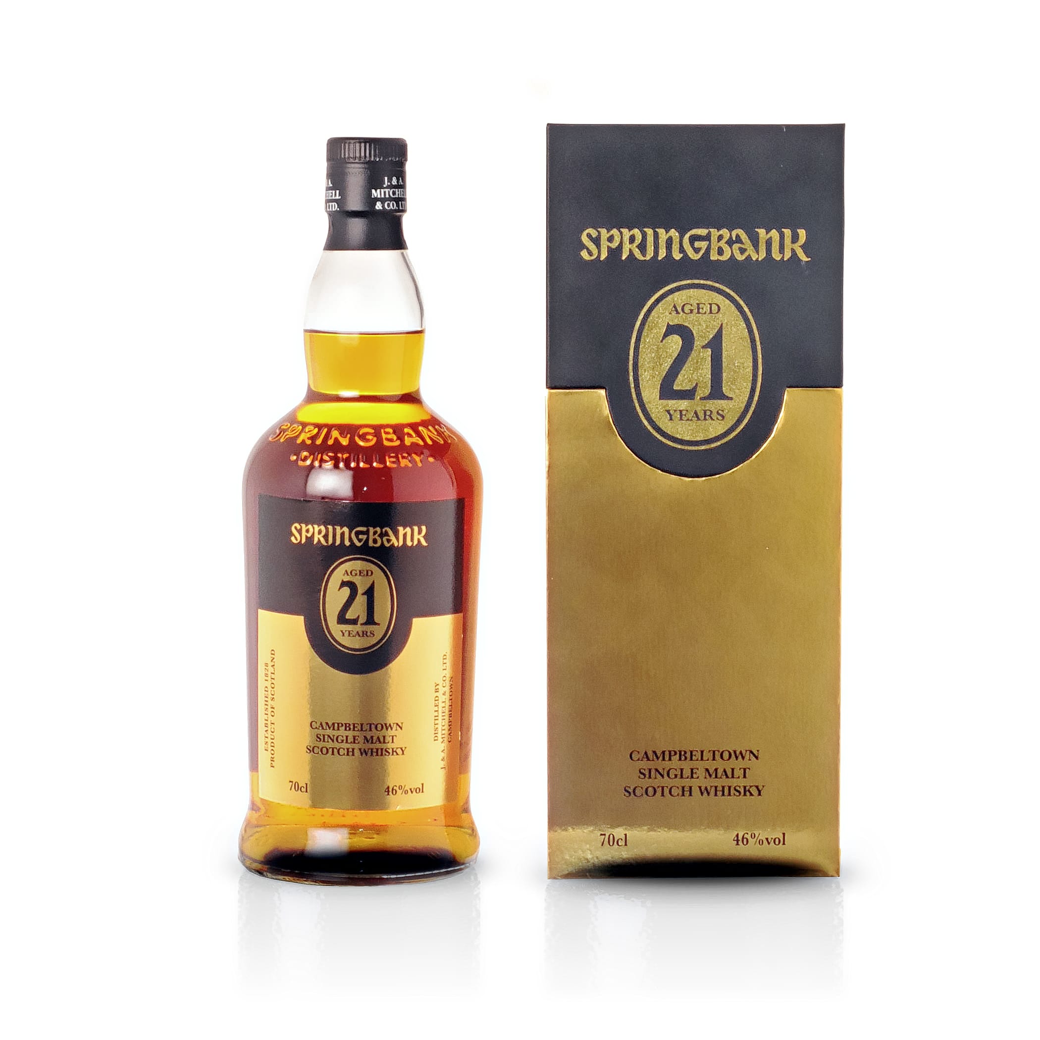 Springbank 21 Jahre, 46 % Vol. 0,7 Release 2023  - Schottland / Campbeltown