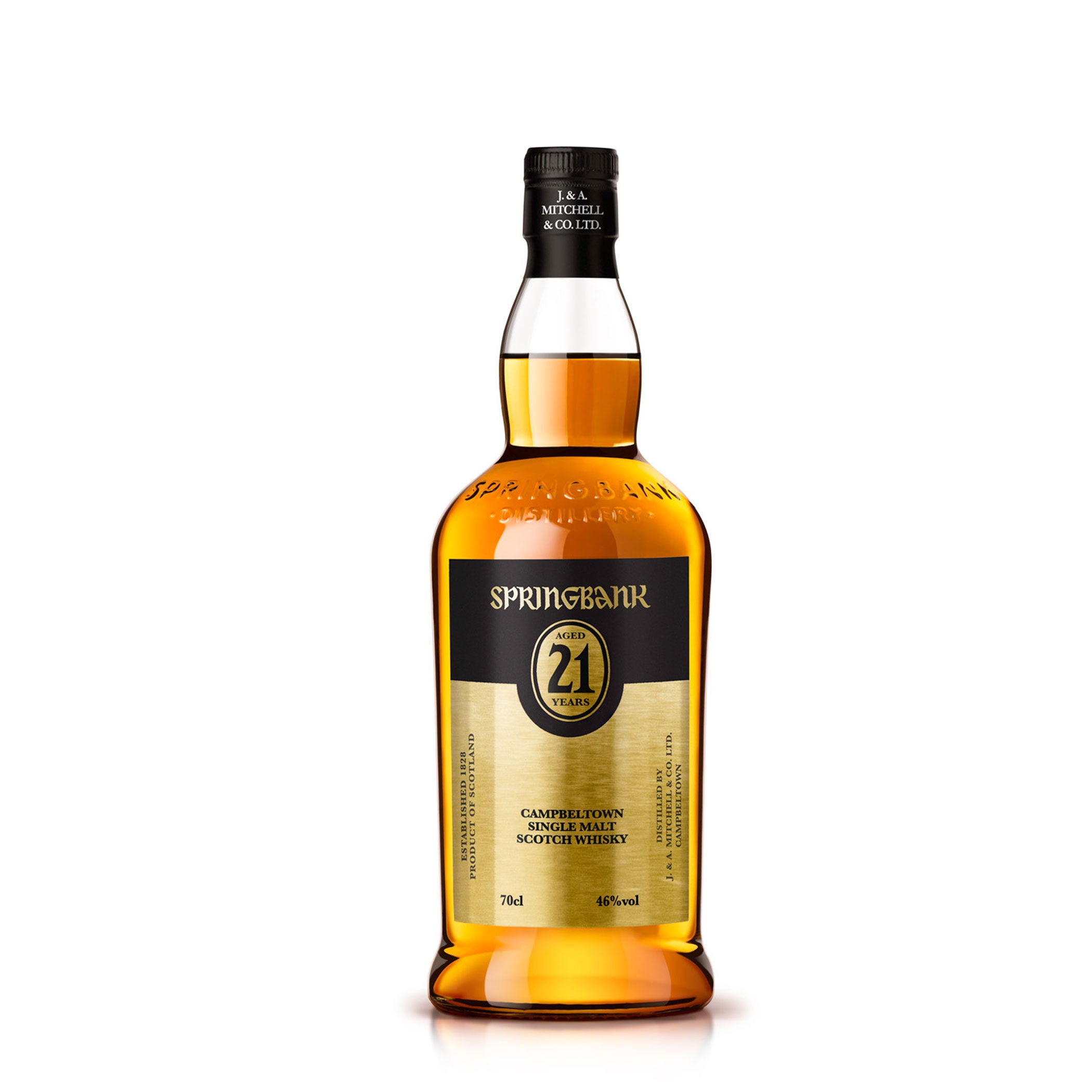 Springbank 21 Jahre, 46 % Vol. 0,7 Release 2023  - Schottland / Campbeltown