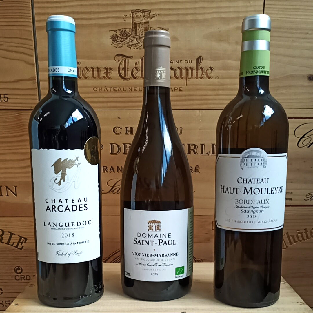 Feinste Weine - Weinselektion 6er Frankreich - Bordeaux / Pay DO'C Restposten #1