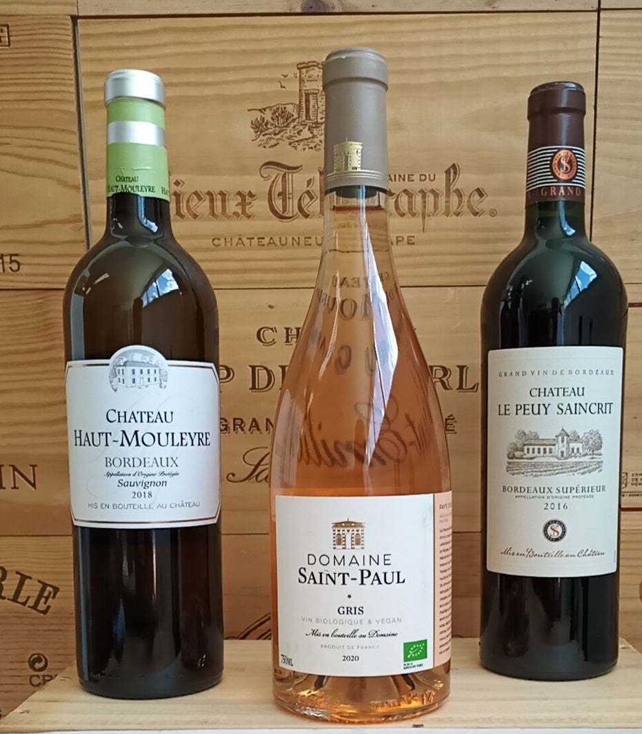 Feinste Weine - Weinselektion 6er Frankreich - Bordeaux / Pays DO'C Restposten #2