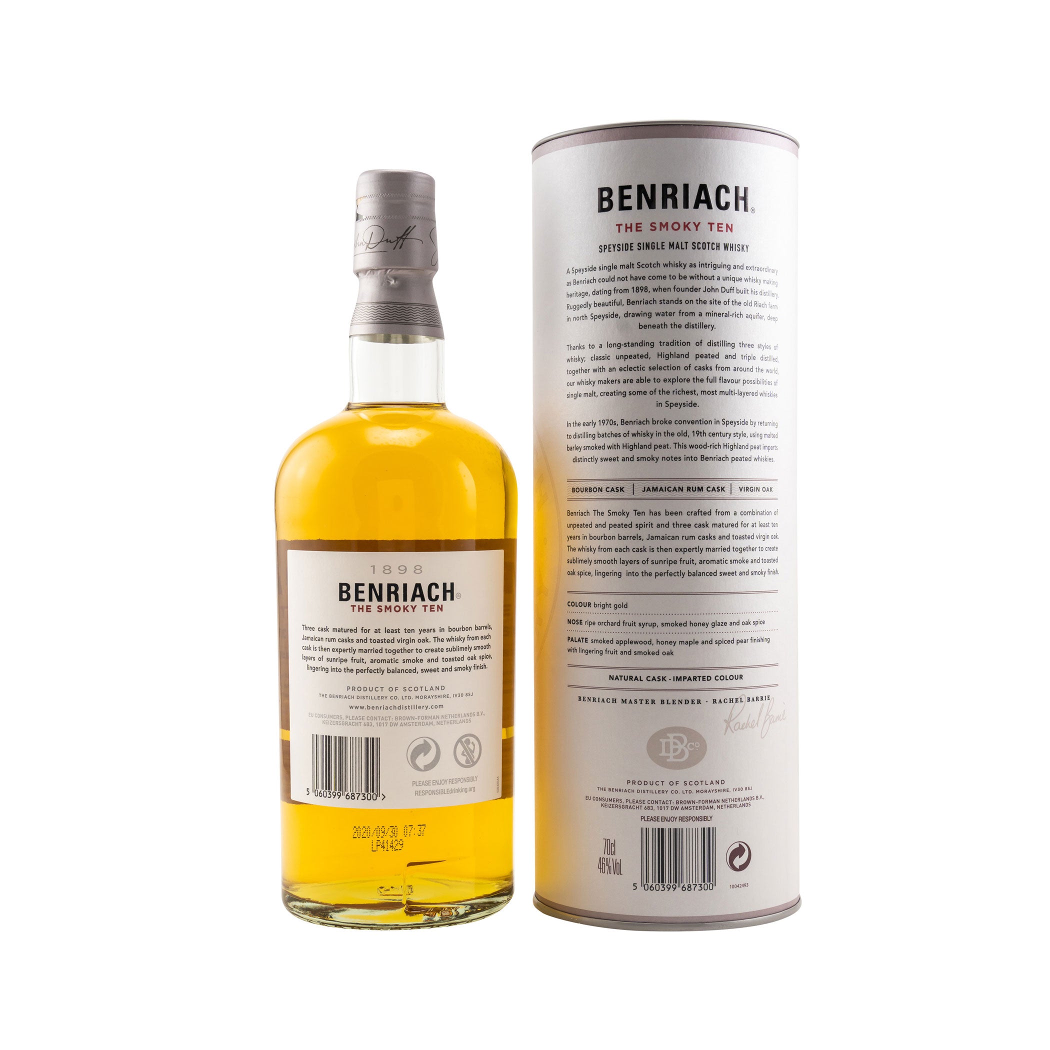 BenRiach 10 Jahre Smokey Ten 46% Speyside Single Malt
