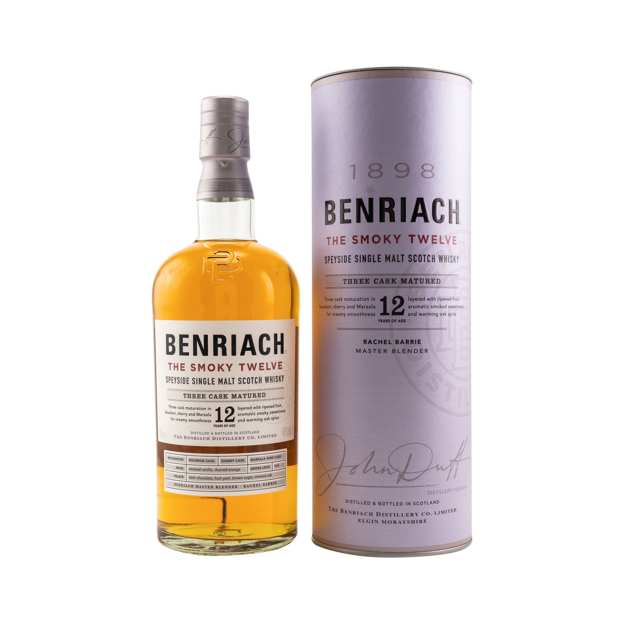 BenRiach 12 YO Smokey Twelve Speyside Single Malt