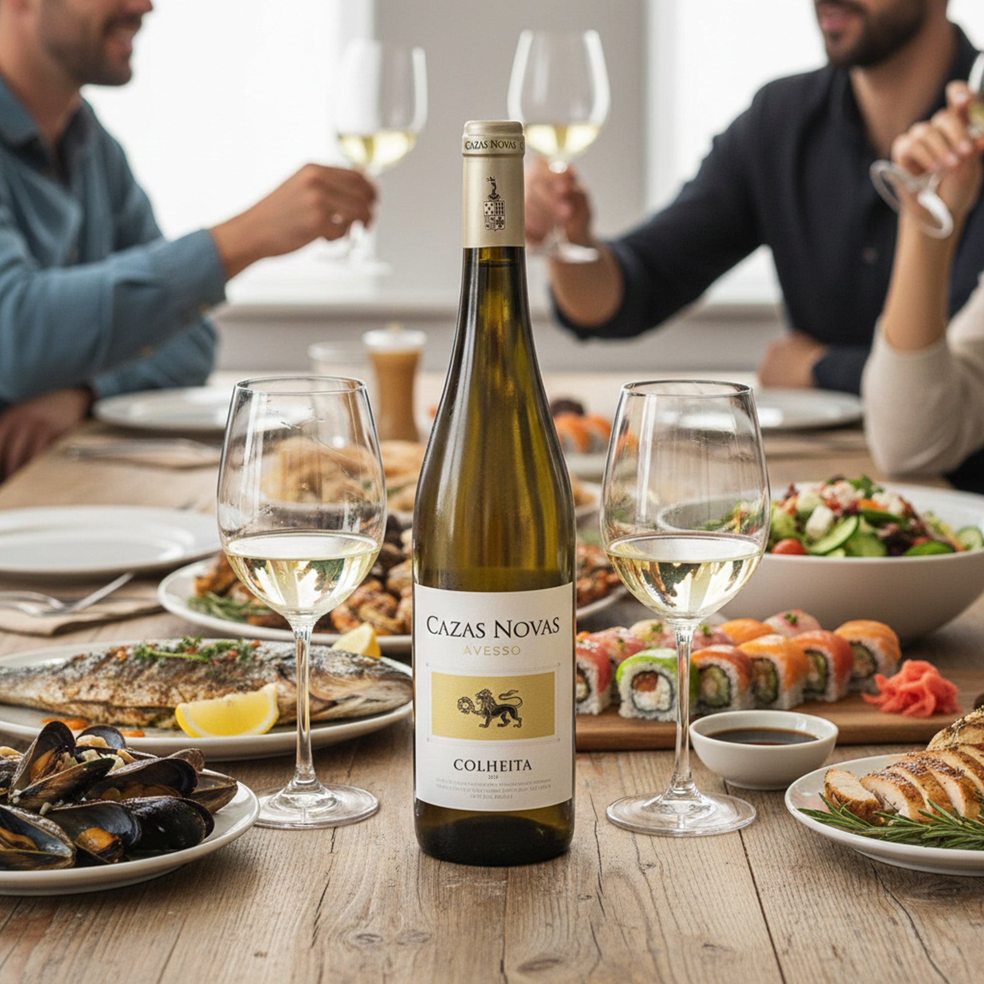 Cazas Novas Colheita Avesso Vinho Verde Weißwein Frisch 12,5% vol 0,75 L