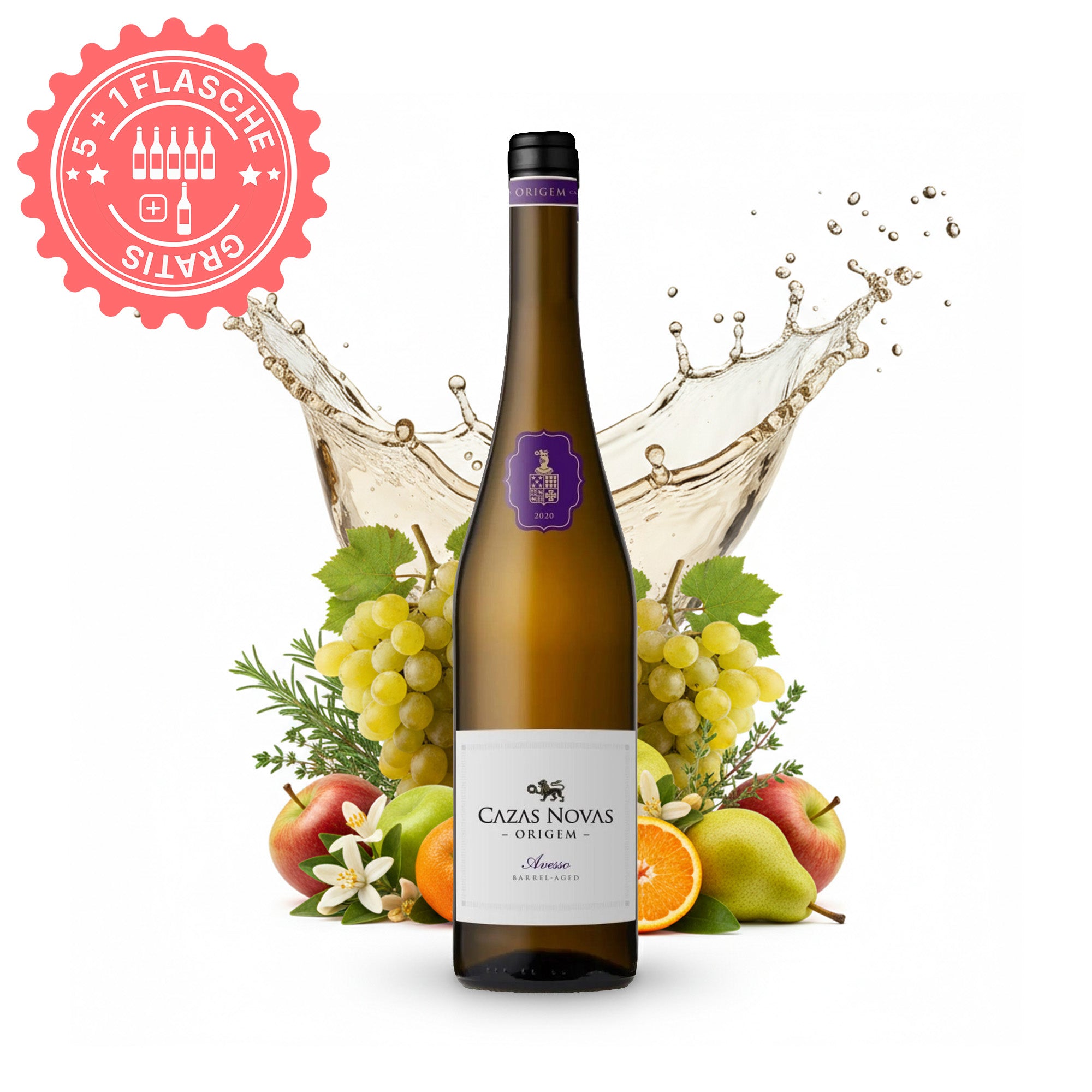 Cazas Novas Origem Avesso Vinho Verde Weißwein Frisch Mineralisch 12,5% 0,75 L