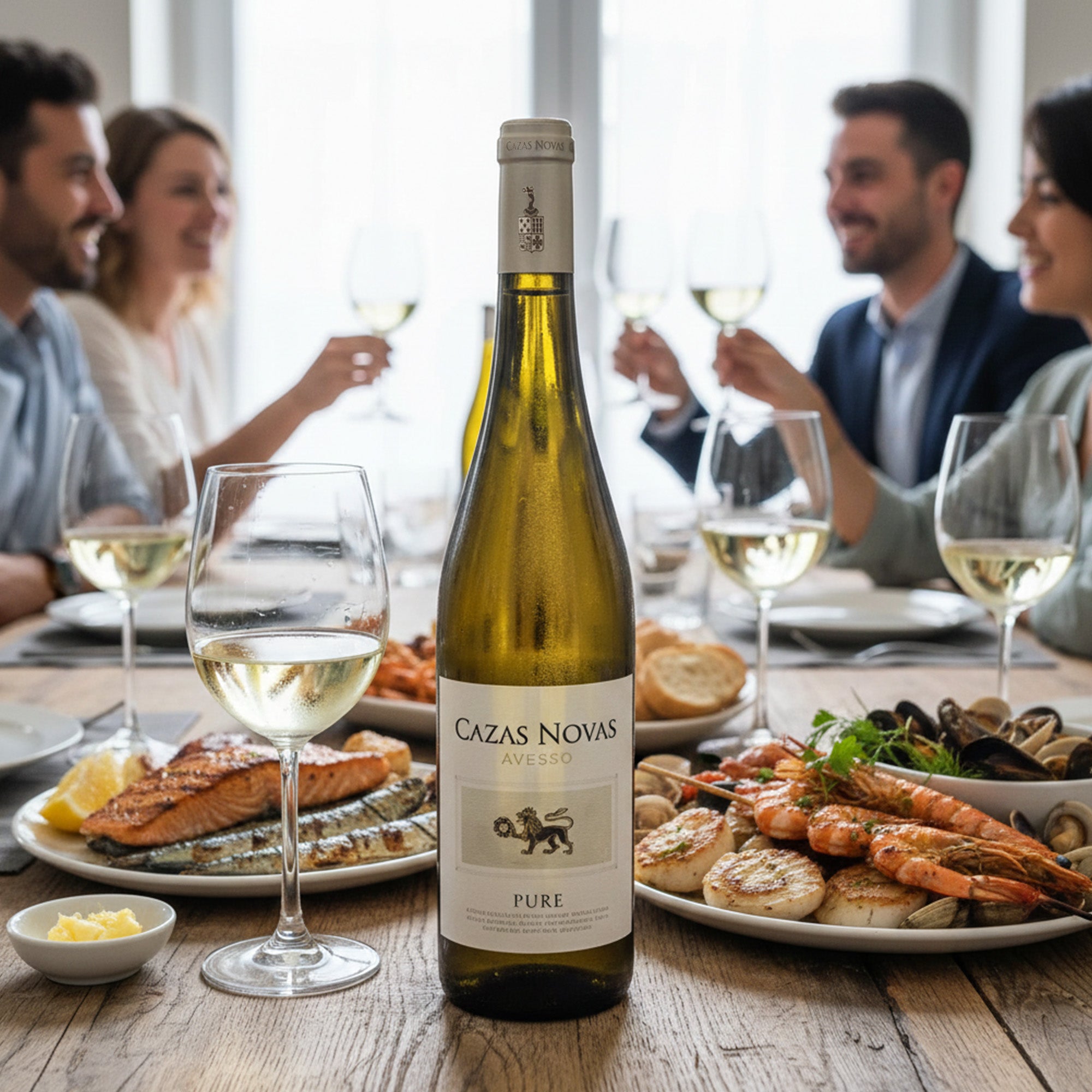 Cazas Novas Pure Avesso Vinho Verde Weißwein Frisch Mineralisch 12,5% vol 0,75 L