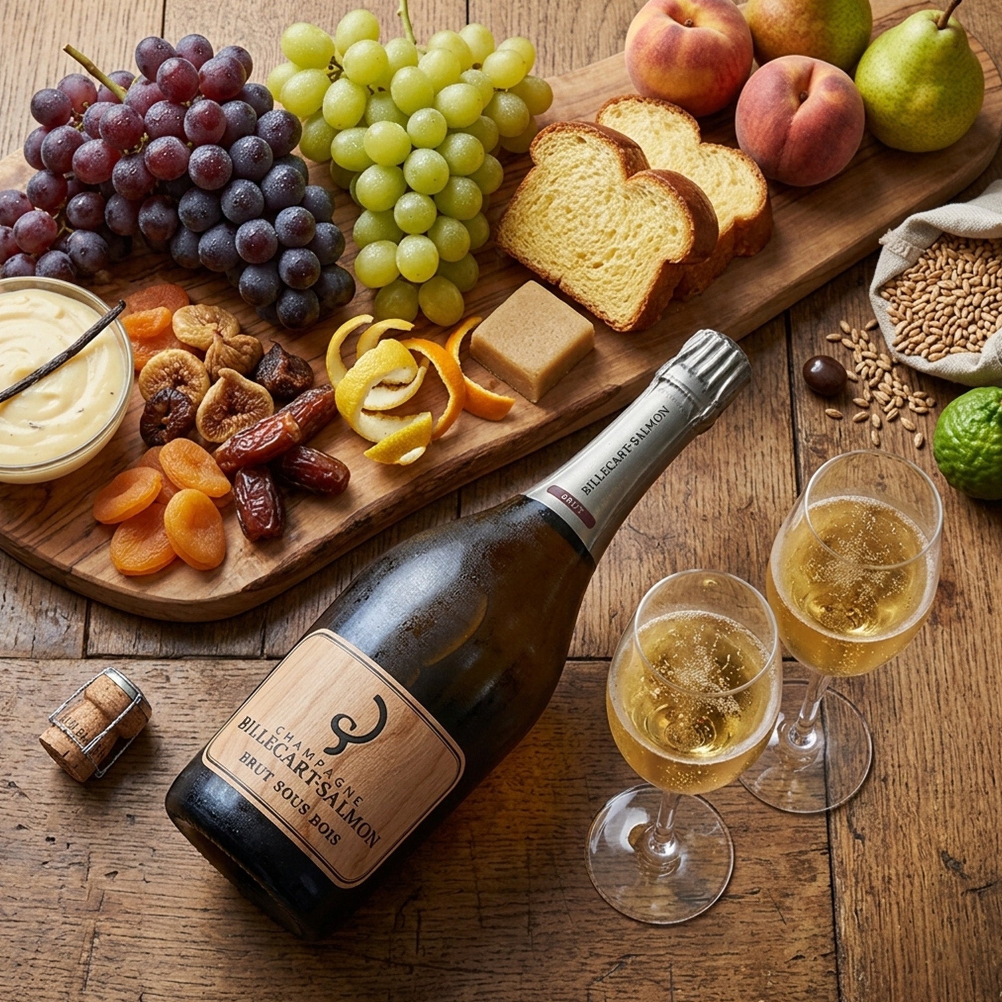 Champagne Billecart-Salmon Le Sous Bois Brut Holzfass 12% vol 0,75 L