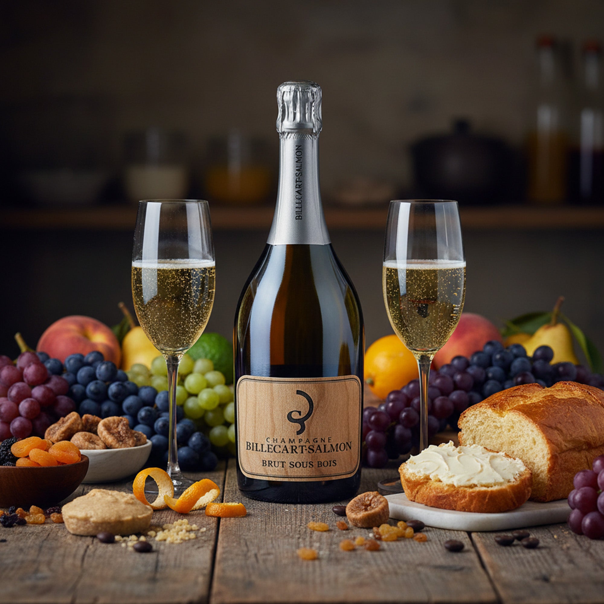 Champagne Billecart-Salmon Le Sous Bois Brut Holzfass 12% vol 0,75 L