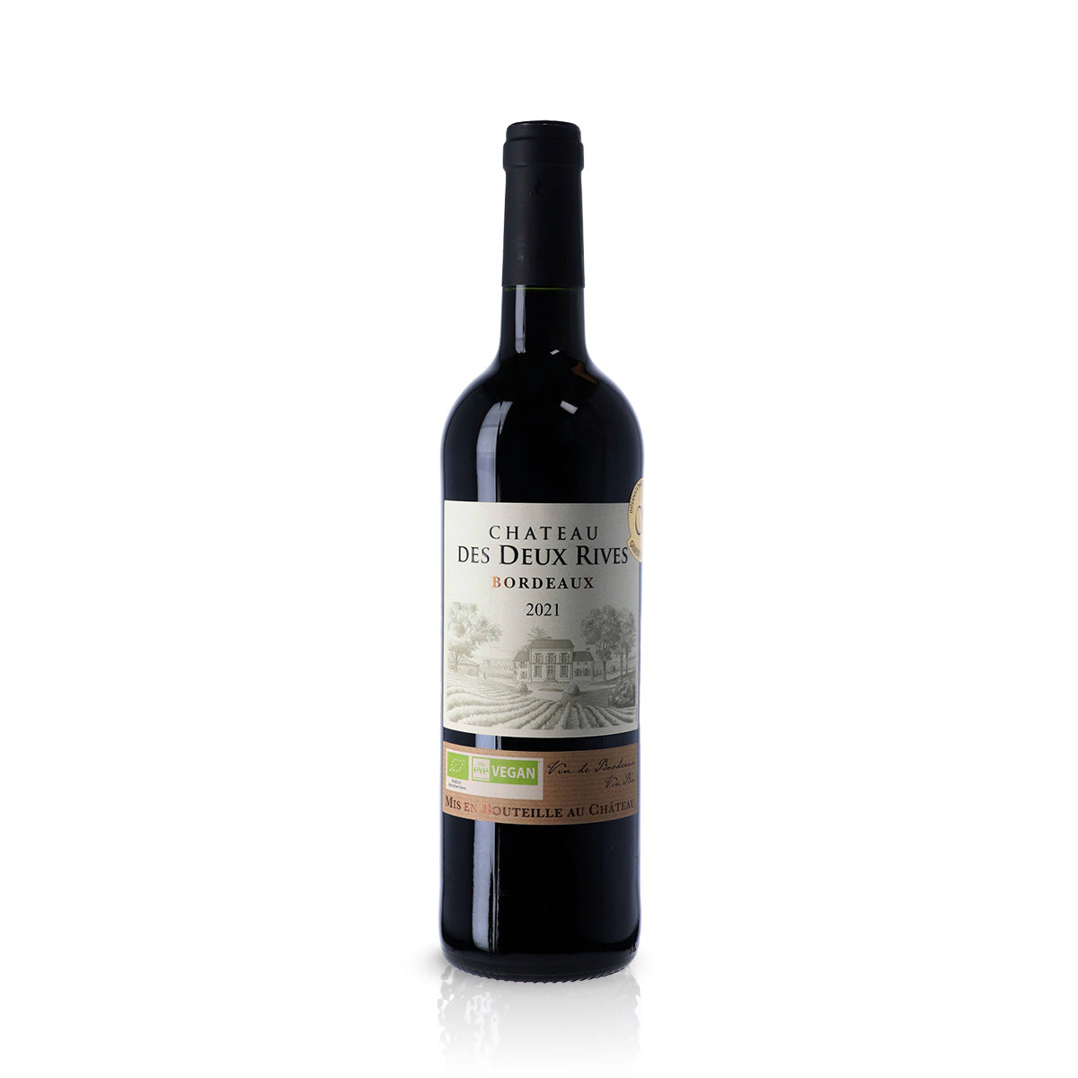 Chateau des Deux Rives Bio Vegan Medaille 2021 0,75 L 12,5 % vol. - Rotwein Frankreich - Feinste Spirituosen