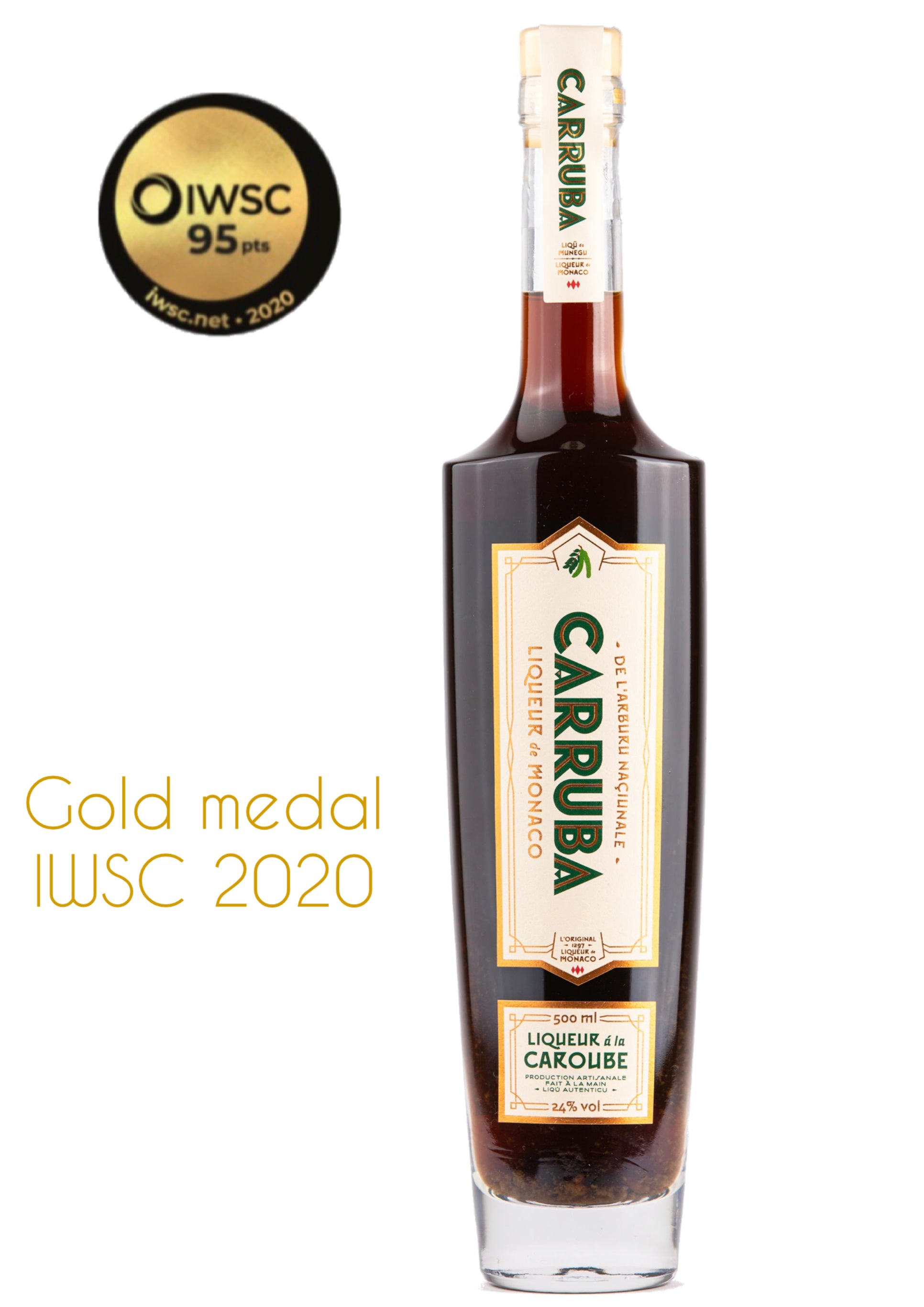 CARRUBA Liqueur de Monaco 24% vol. 0,5l - LA DISTILLERIE DE MONACO - Feinste Spirituosen