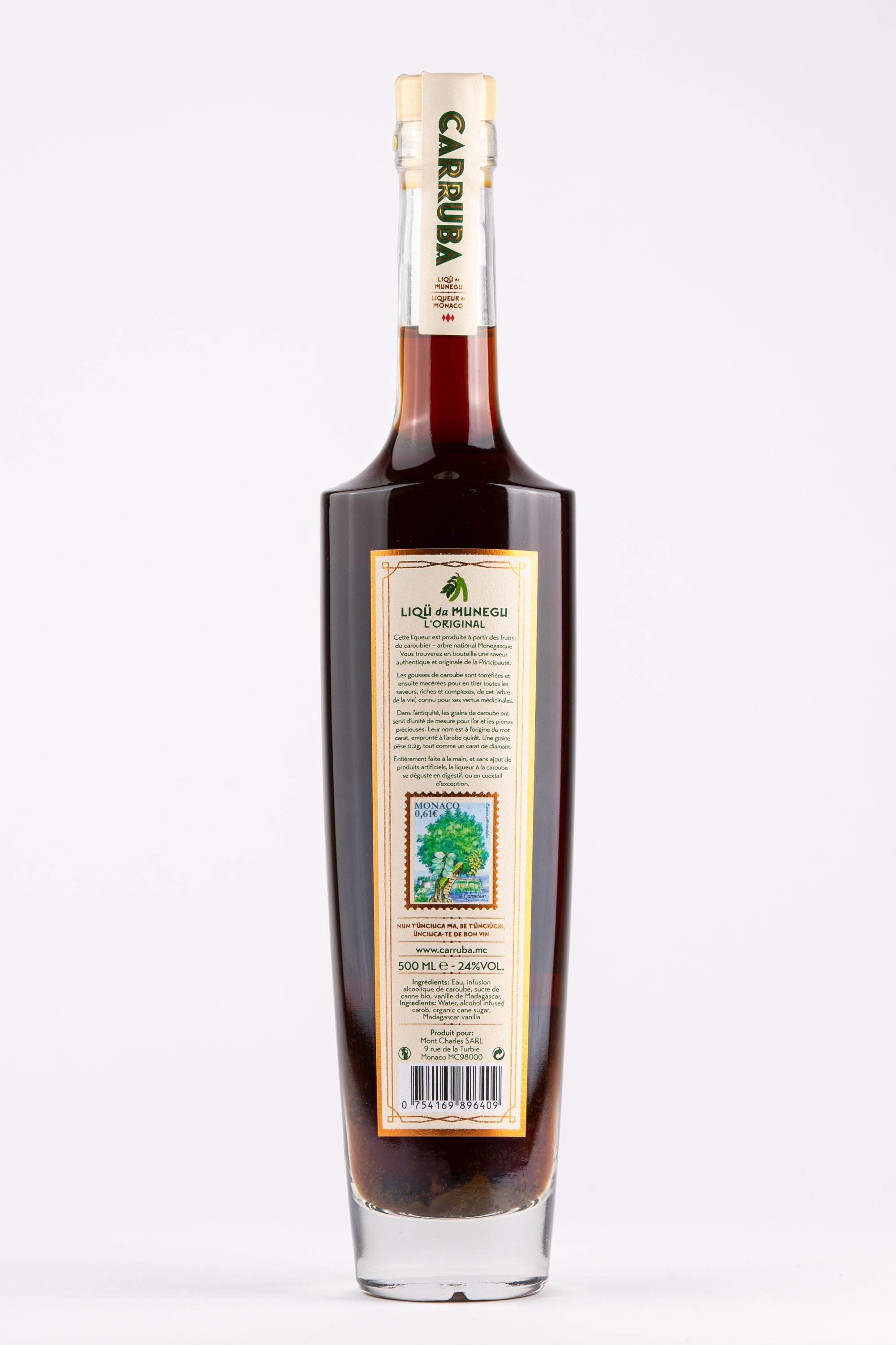 CARRUBA Liqueur de Monaco 24% vol. 0,5l - LA DISTILLERIE DE MONACO - Feinste Spirituosen